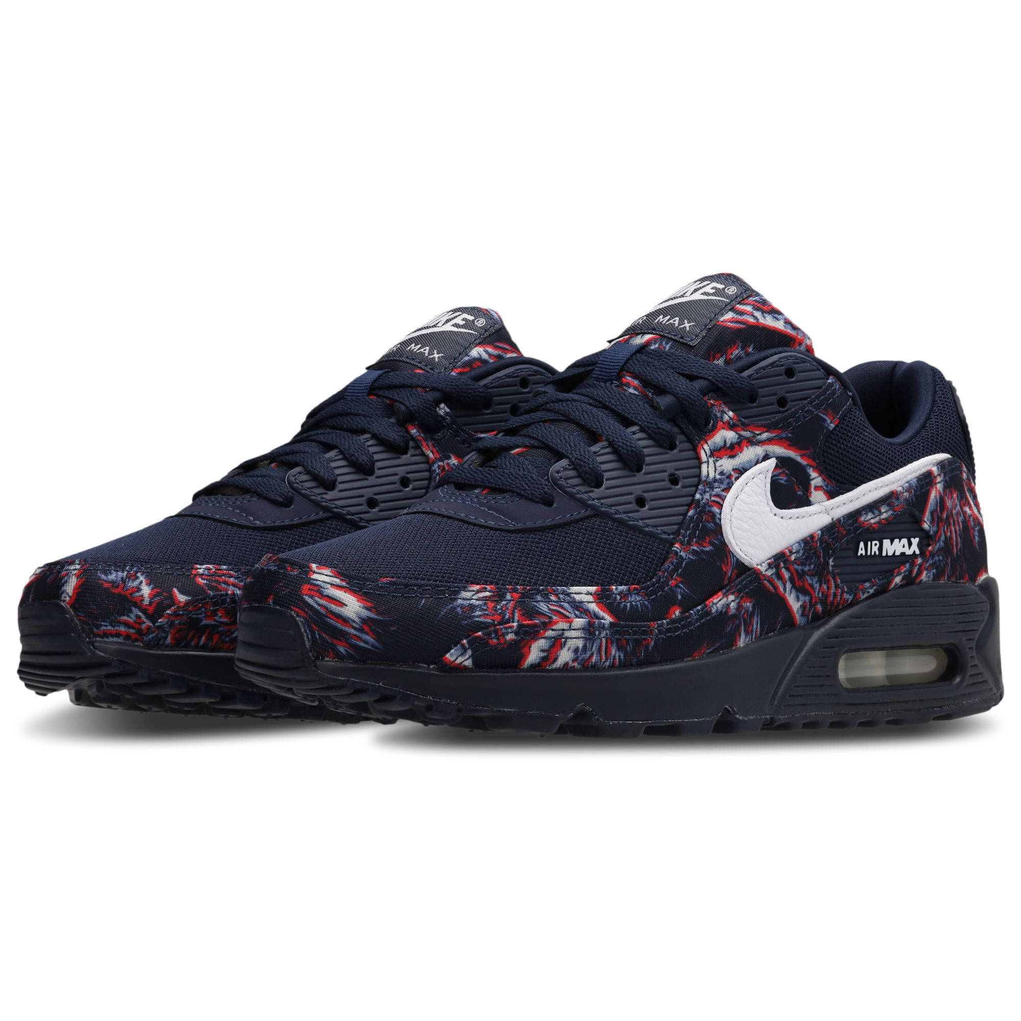 Nike Air Max 90 Premium Printed Canvas Blue Multi IQ0171-900 front
