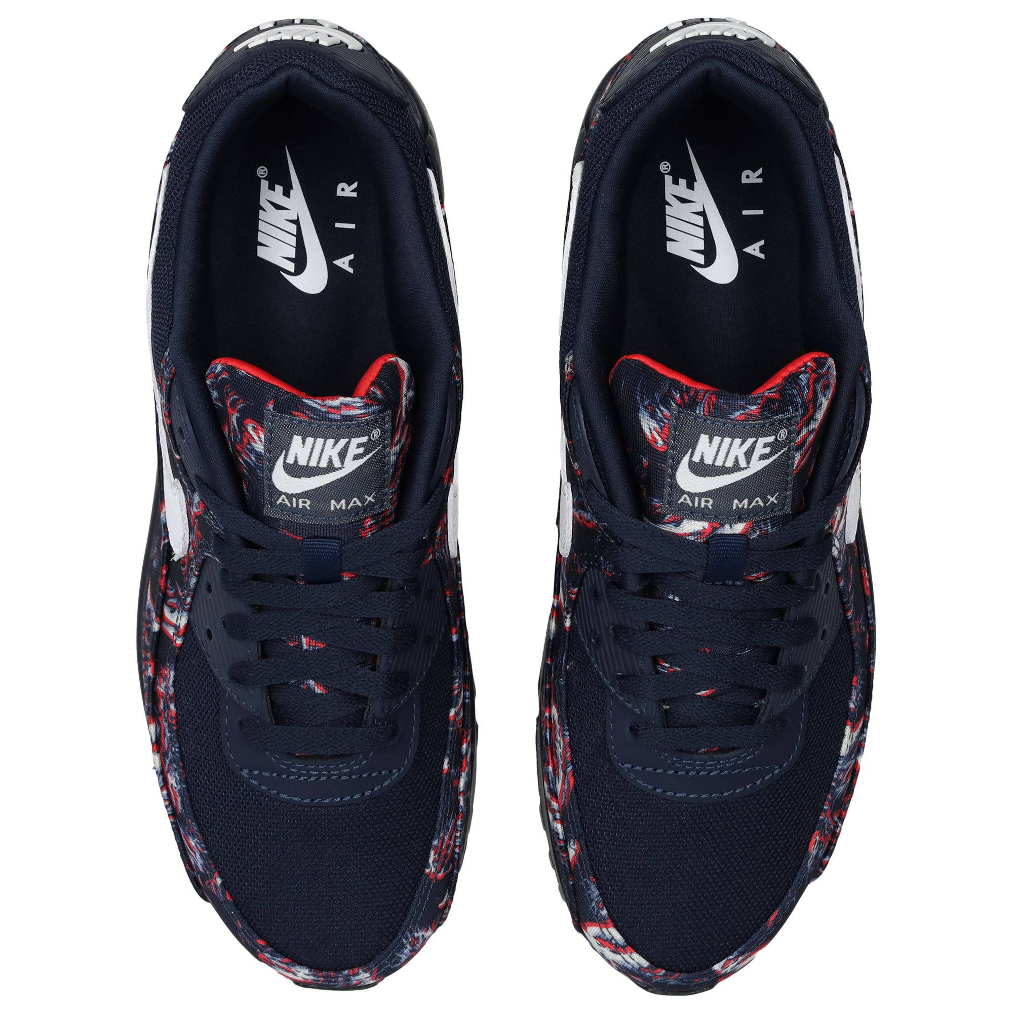 Nike Air Max 90 Premium Printed Canvas Blue Multi IQ0171-900 middle