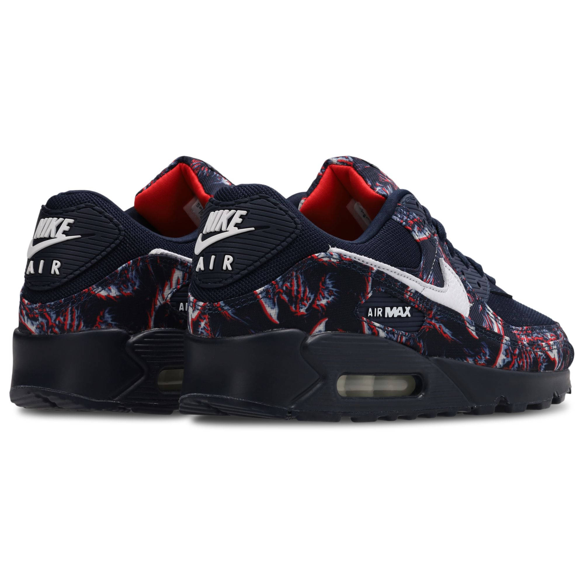 Nike Air Max 90 Premium Printed Canvas Blue Multi IQ0171-900 side