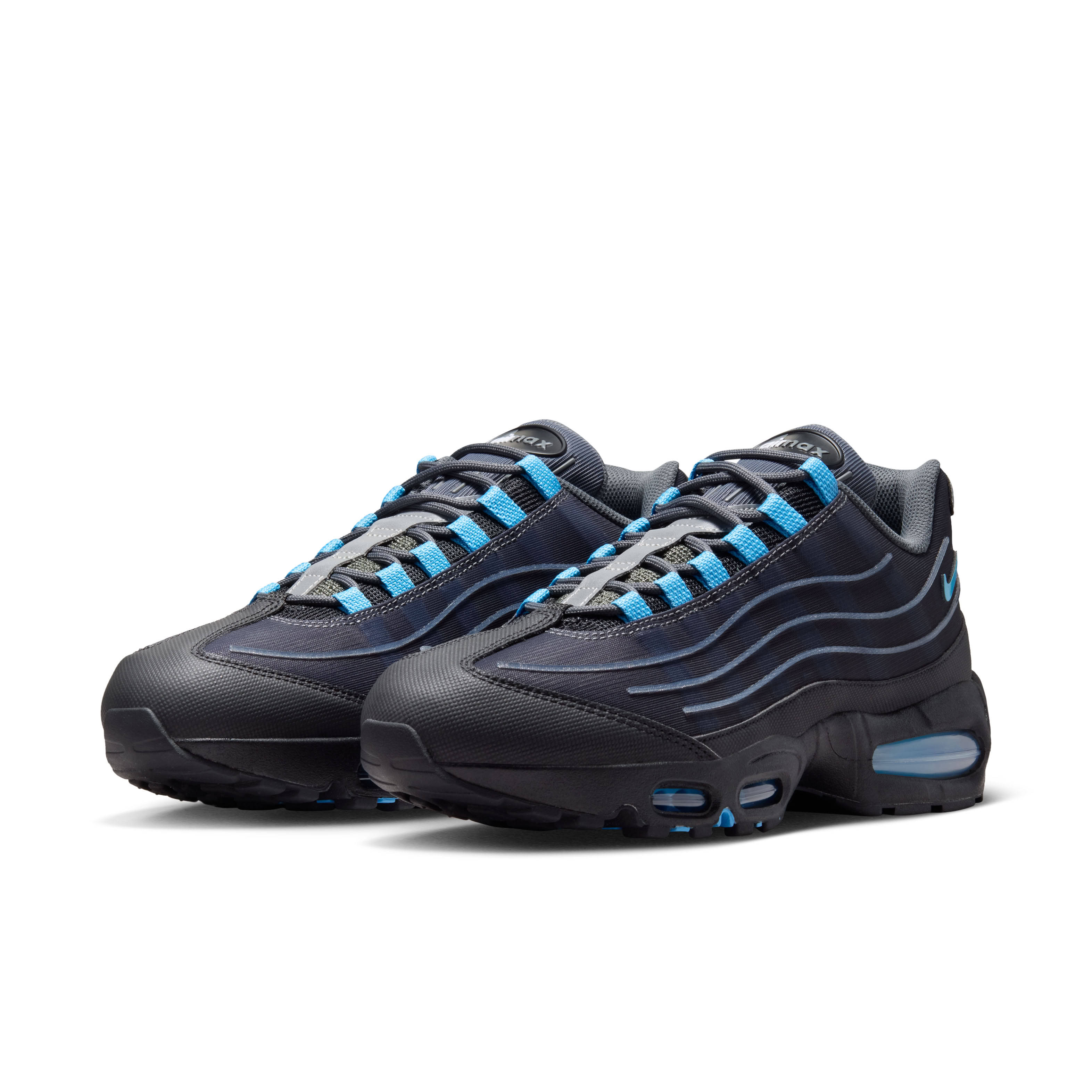 Nike Air Max 95 Big Bubble Tech University Blue Pair