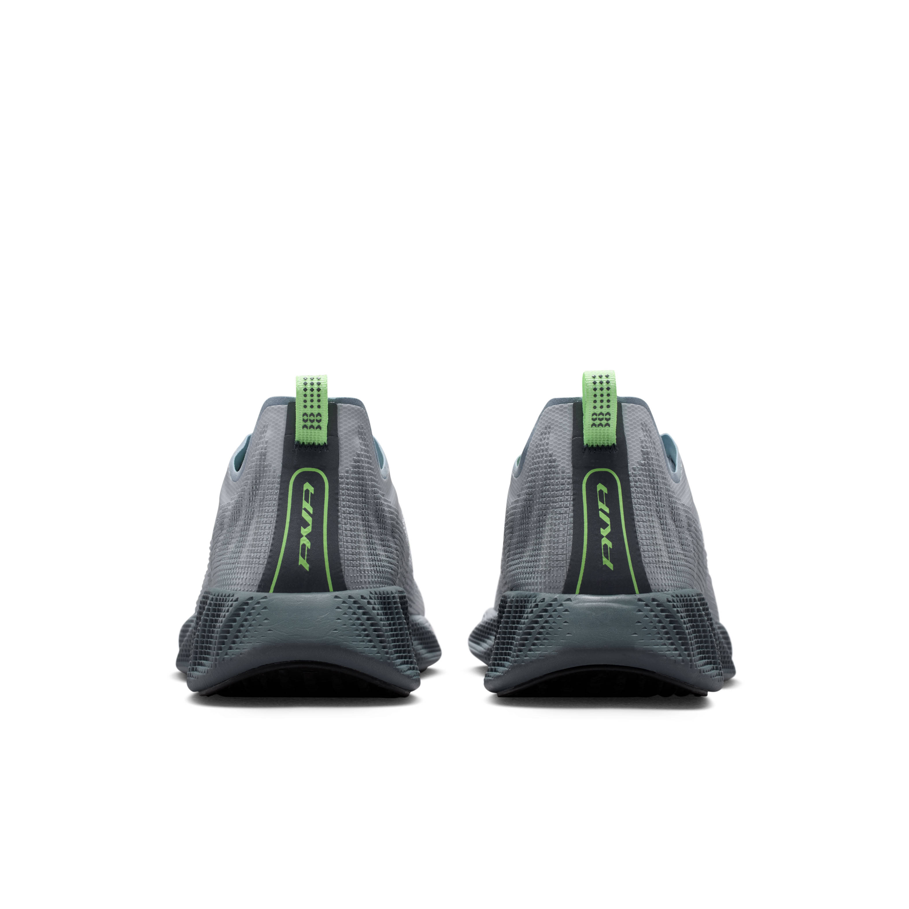 Nike Ava X Mesh Blue Grey Lime Glow Heel