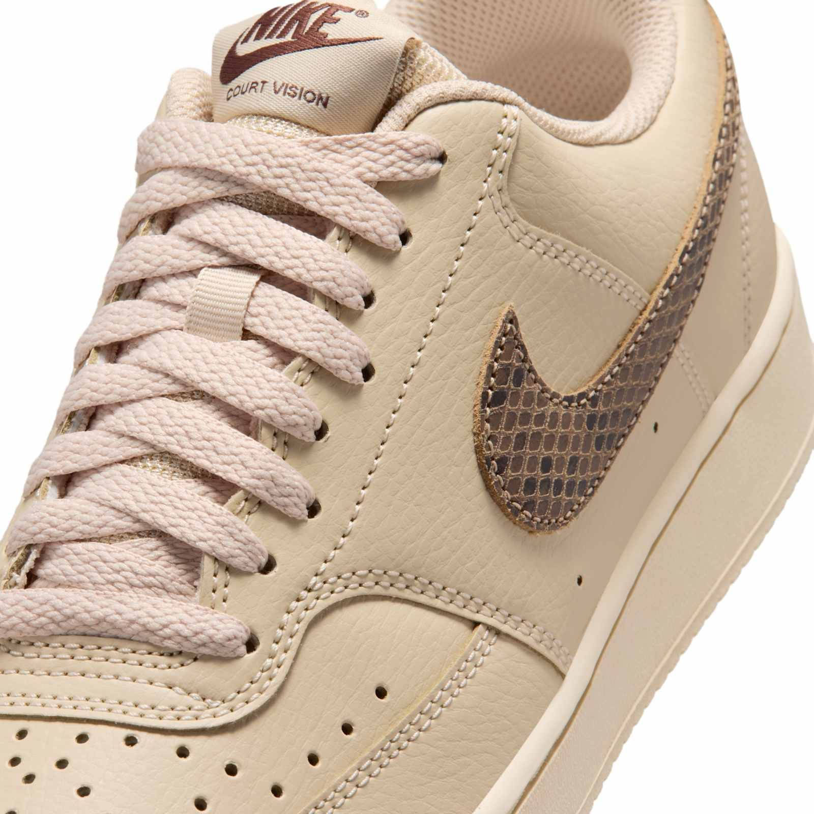 Nike Court Vision Low Premium Sand Drift Khaki IO0463-102 side