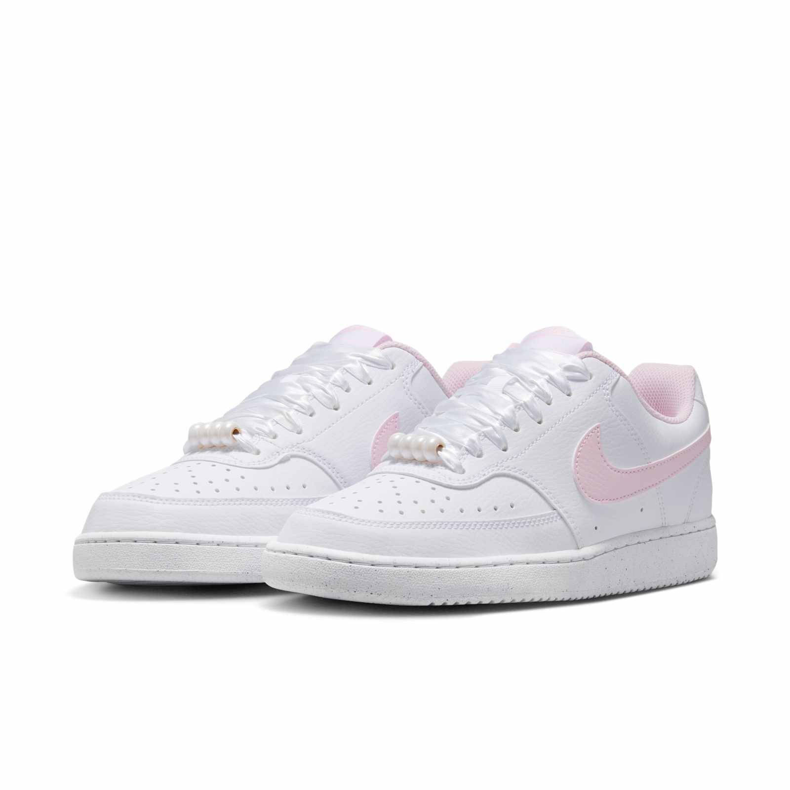 Nike Court Vision Low White Pink Foam IB6652-101 front