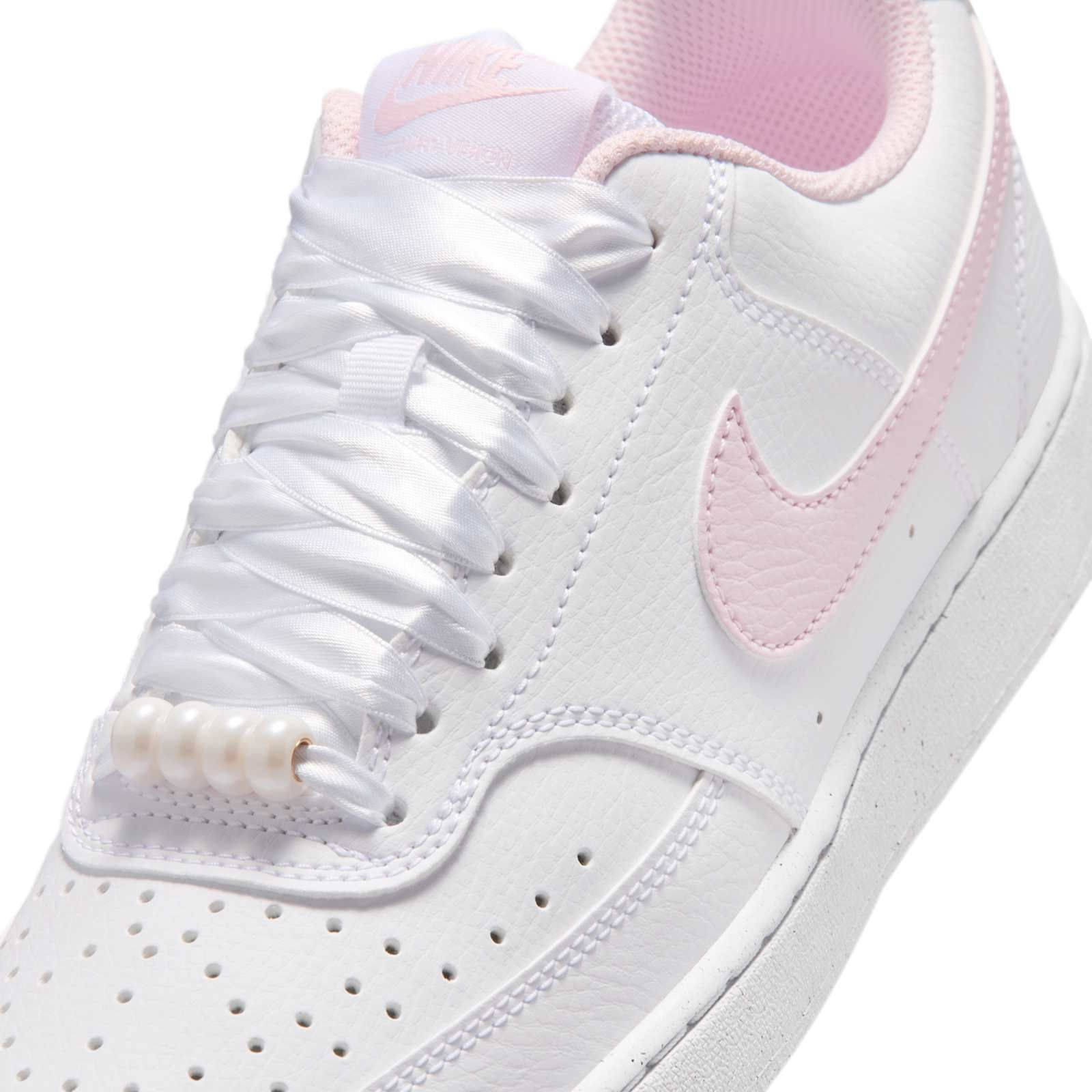 Nike Court Vision Low White Pink Foam IB6652-101 side