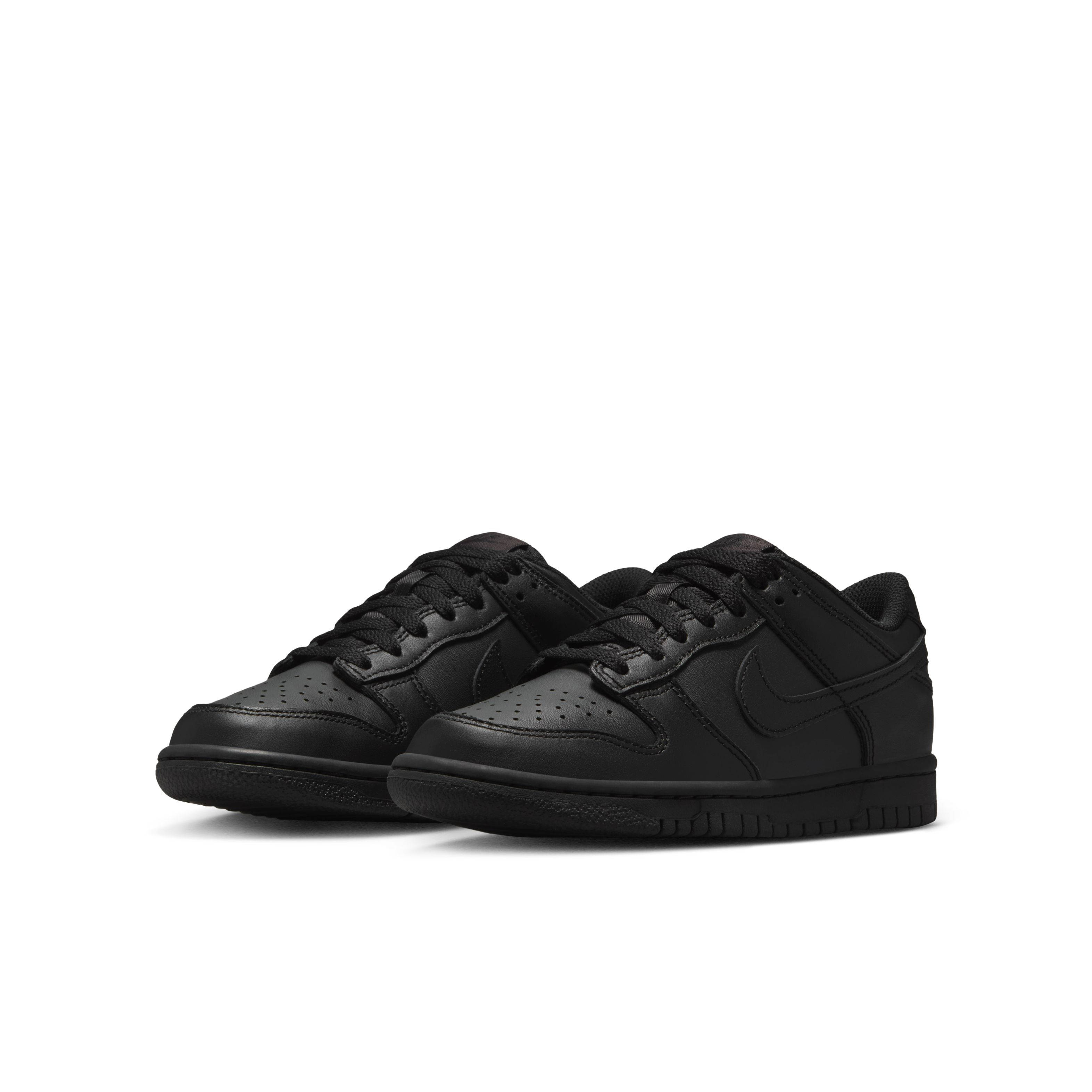 Nike Dunk Low GS Triple Black FB9109-009 front