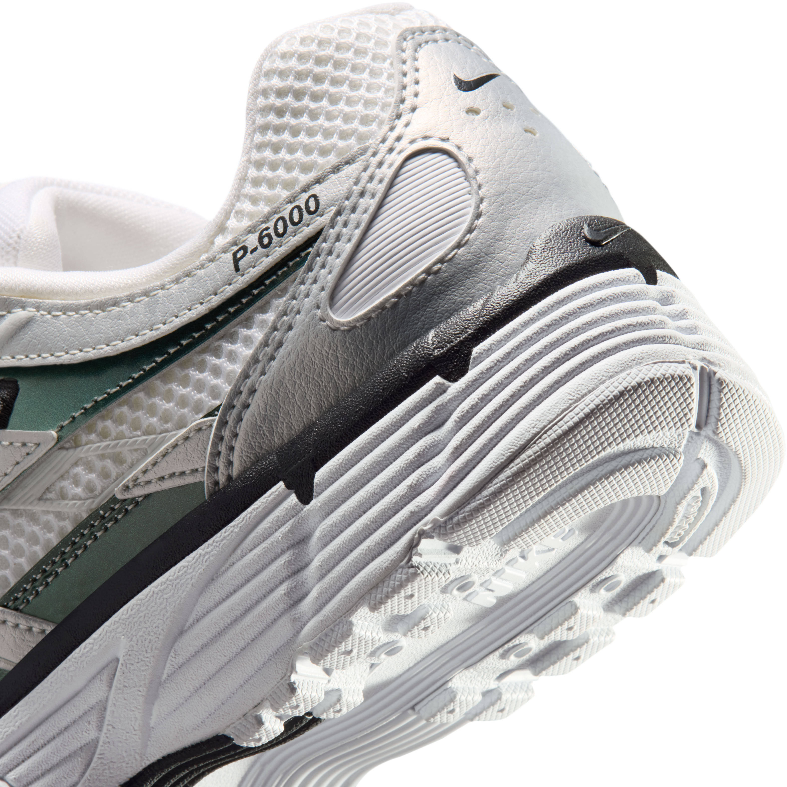 Nike P-6000 Dark Smoke Grey White Detail 1