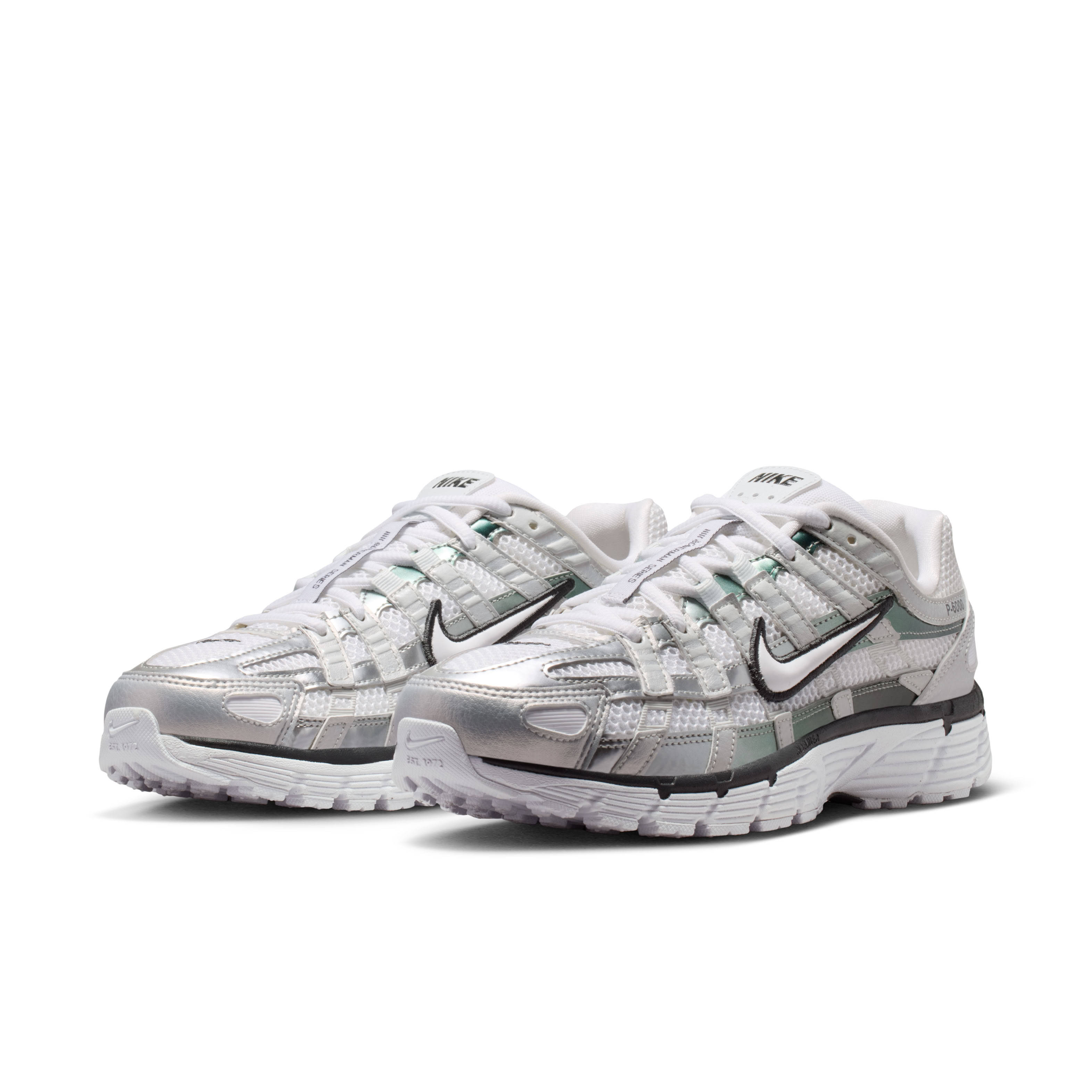 Nike P-6000 Dark Smoke Grey White Pair