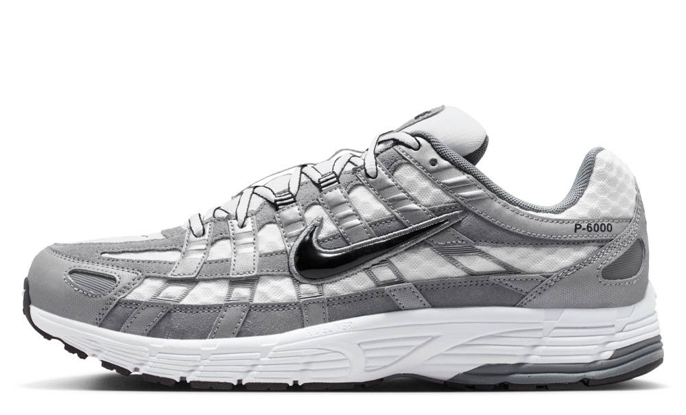Nike P-6000 White Metallic Cool Grey