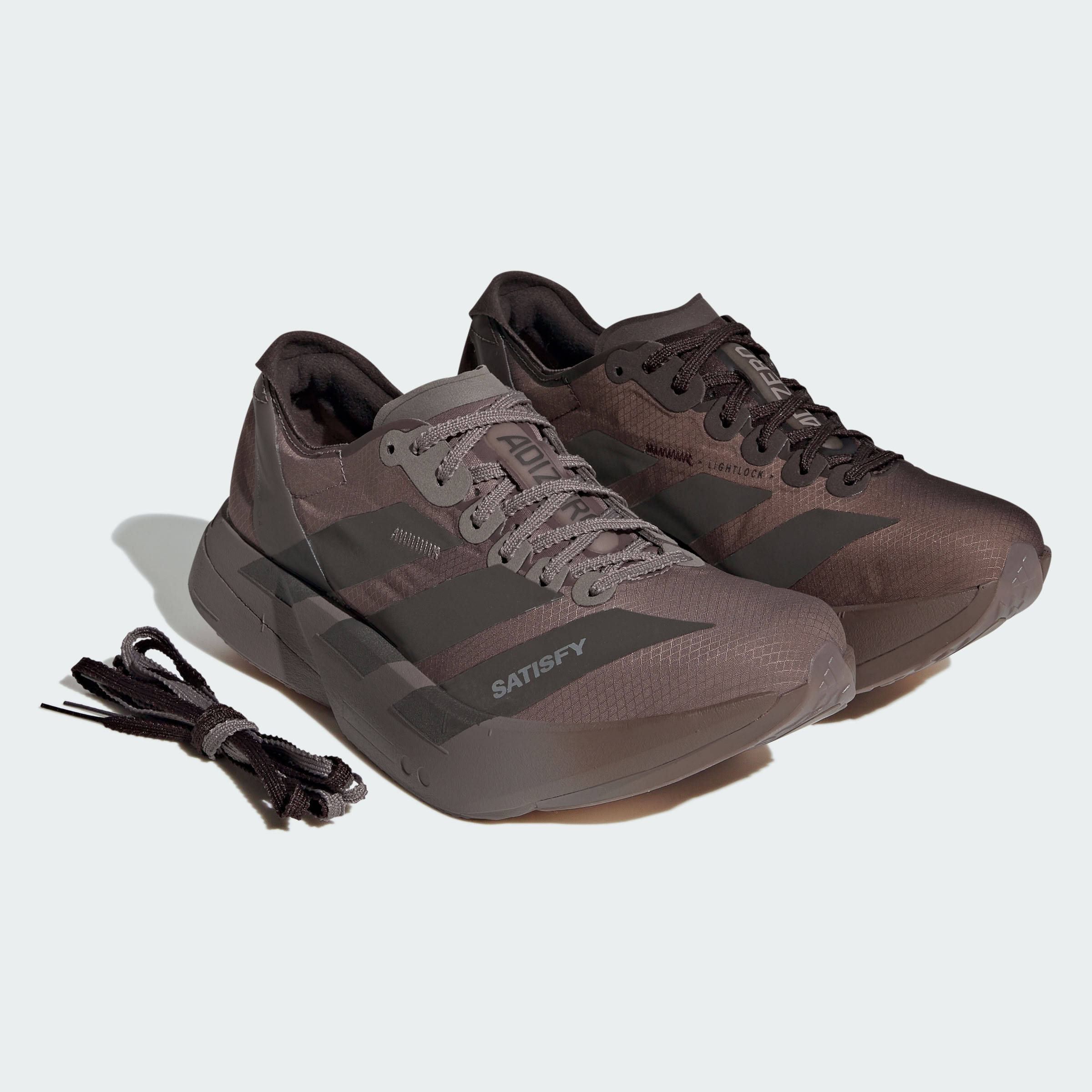 SATISFY x adidas Adizero Adios Pro 4 Brown | KH8442 | The Sole