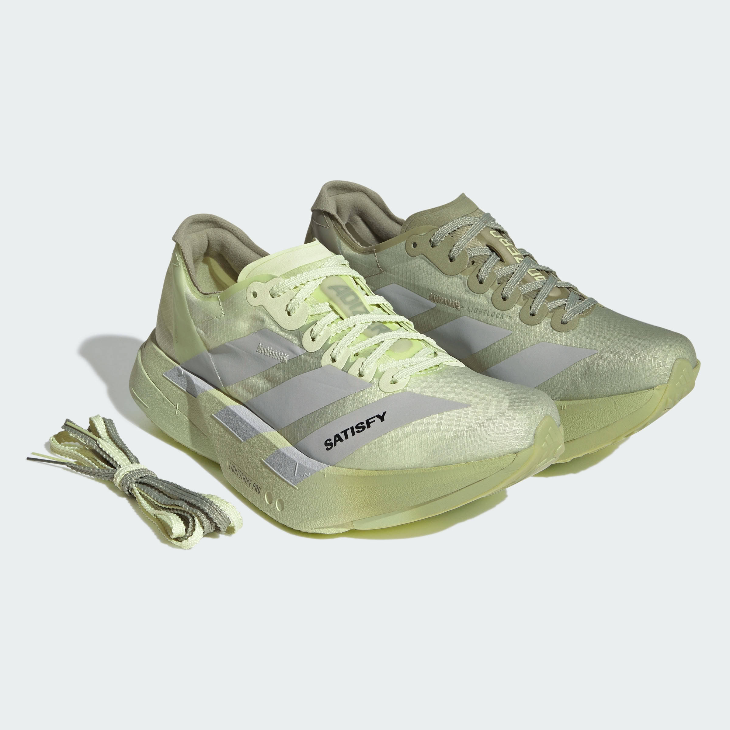 SATISFY x adidas Adizero Adios Pro 4 Sage | KH8441 | The Sole Supplier