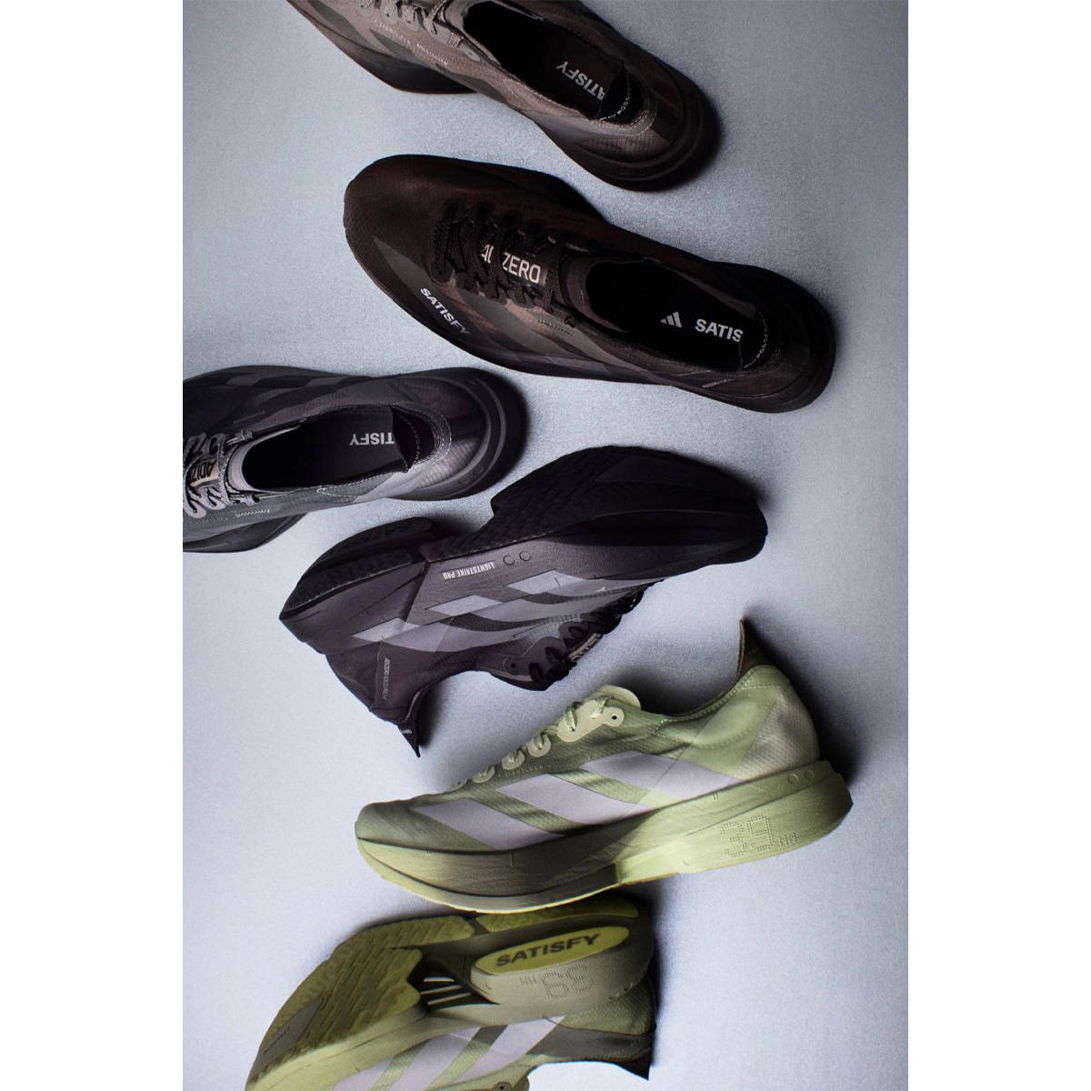 Satisfy x adidas Adizero Adios Pro