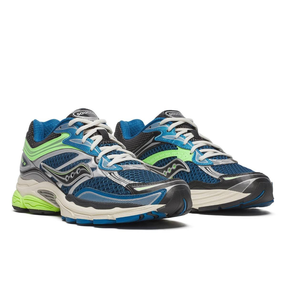 Saucony ProGrid Omni 9 Blue Lime S70739-29 front