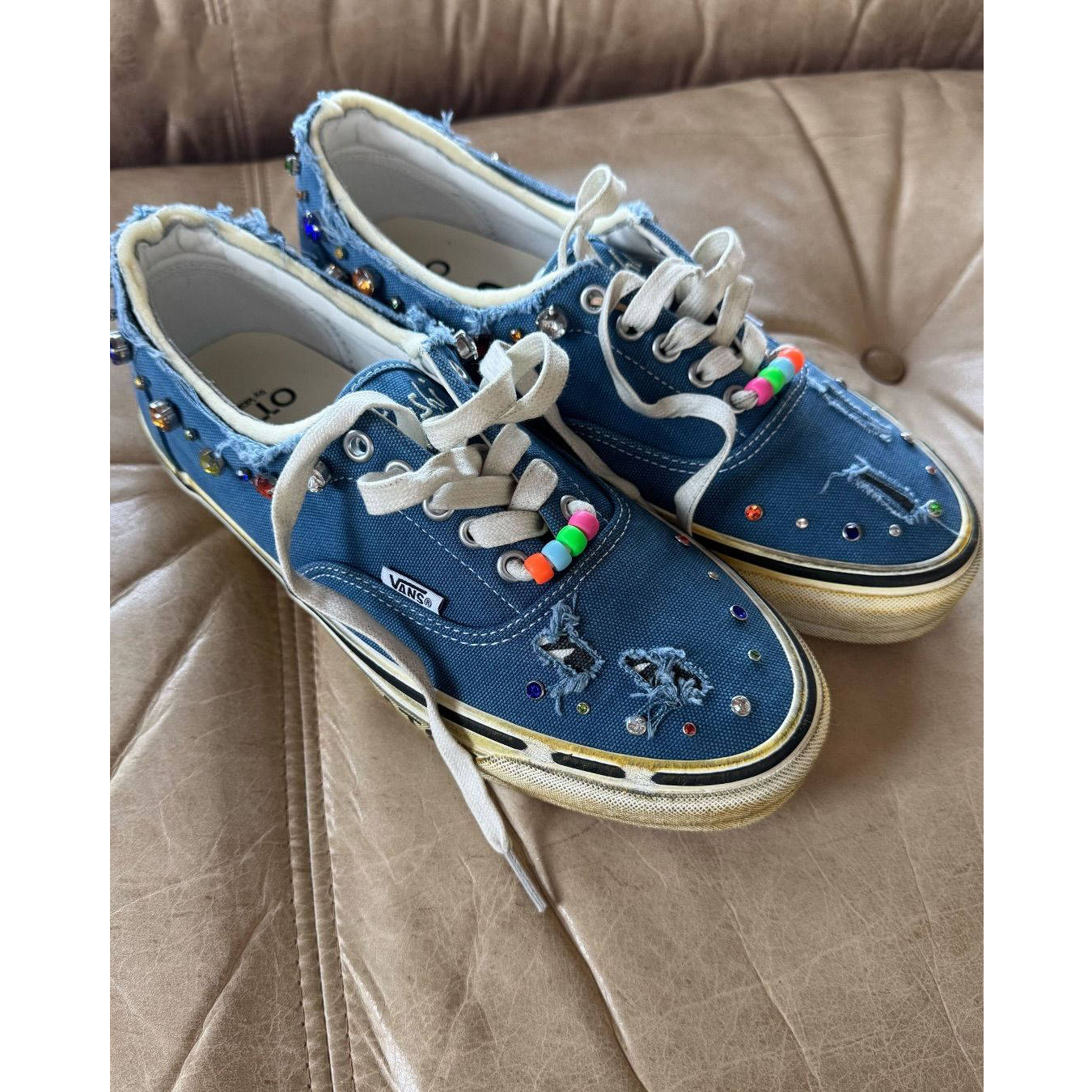 Vans OTW x Satoshi Nakamoto Era 95 Lucky Charm Blue front