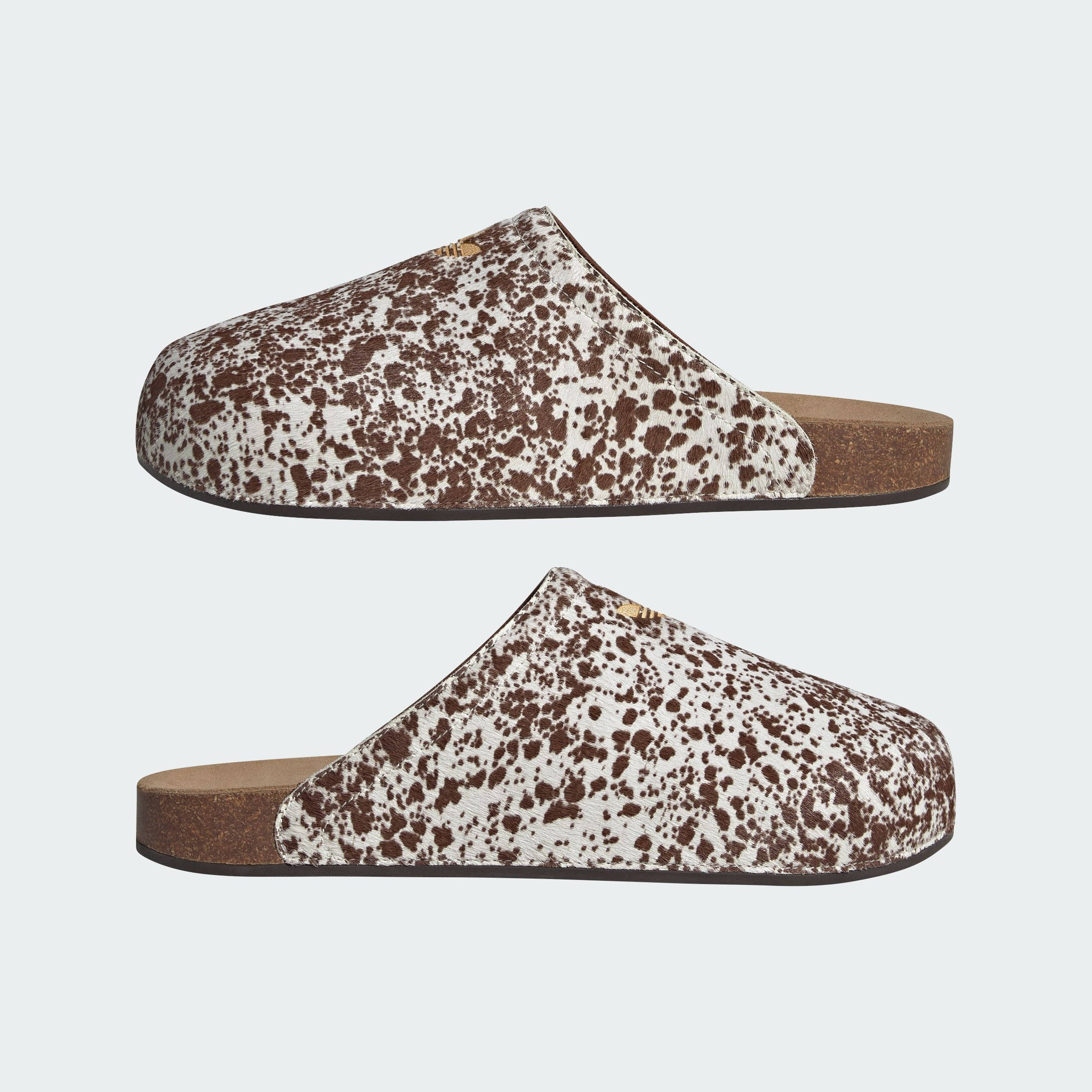 adidas Adimule Cow Print Pony Hair Brown KI0404 feature