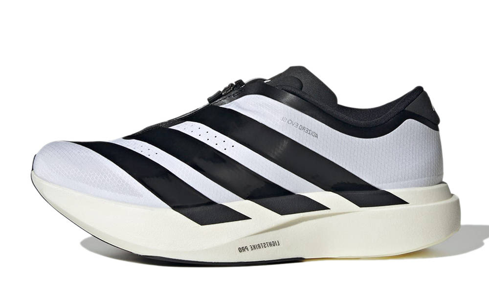 adidas Adizero EVO SL Zip White Black