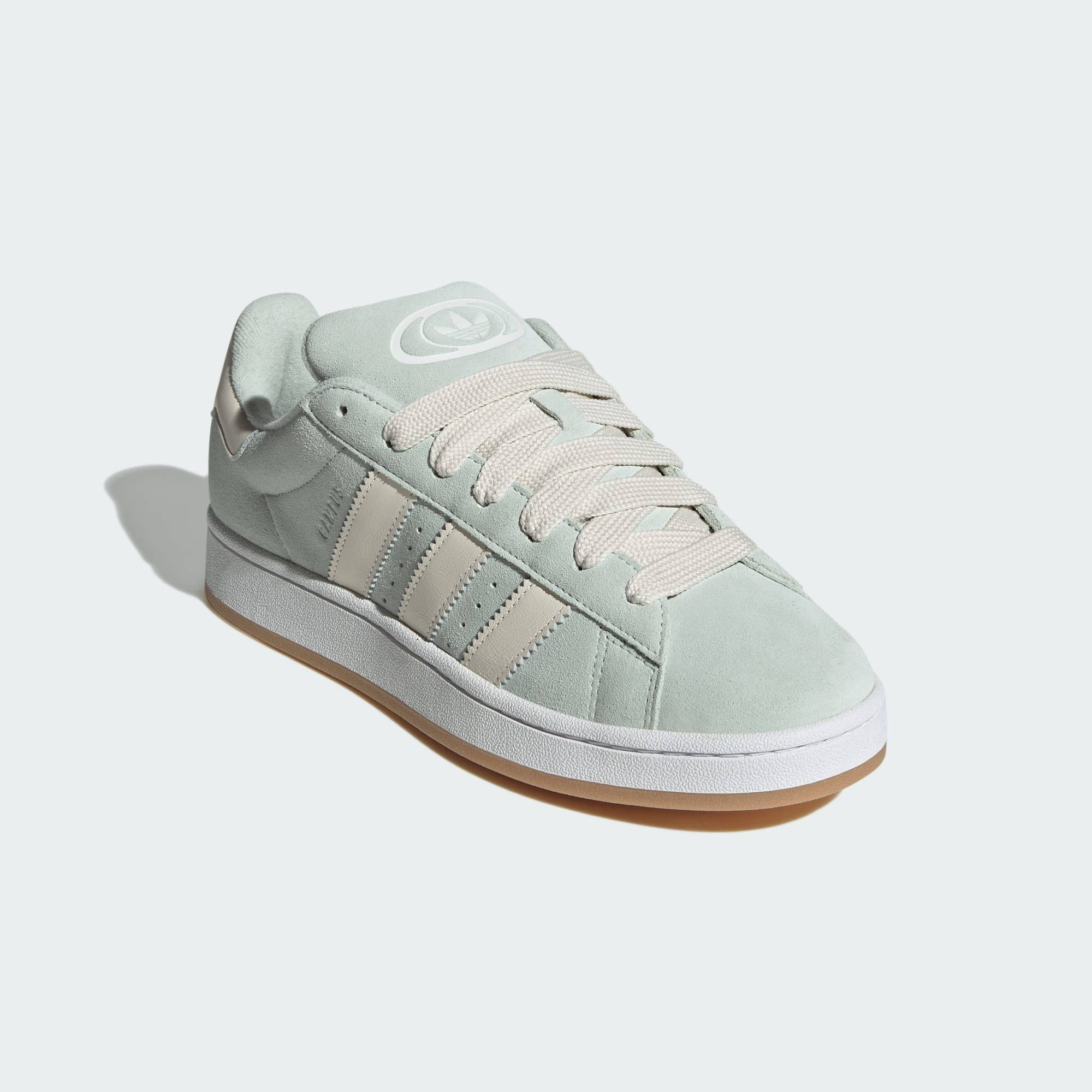 adidas Campus 00s Linen Green White JR9150 front