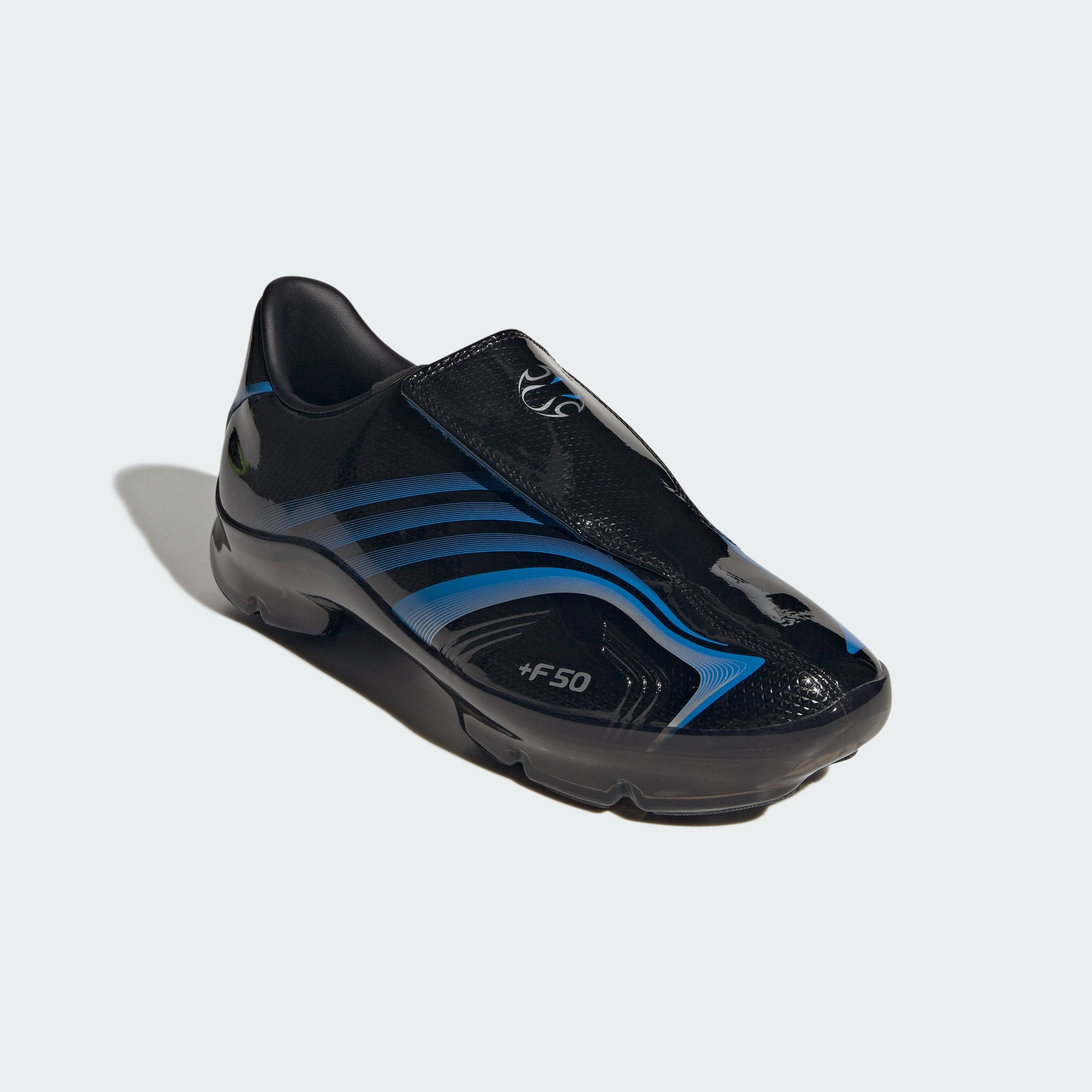 adidas F50 Walkable Black Lucid Ray Blue KH6569 front