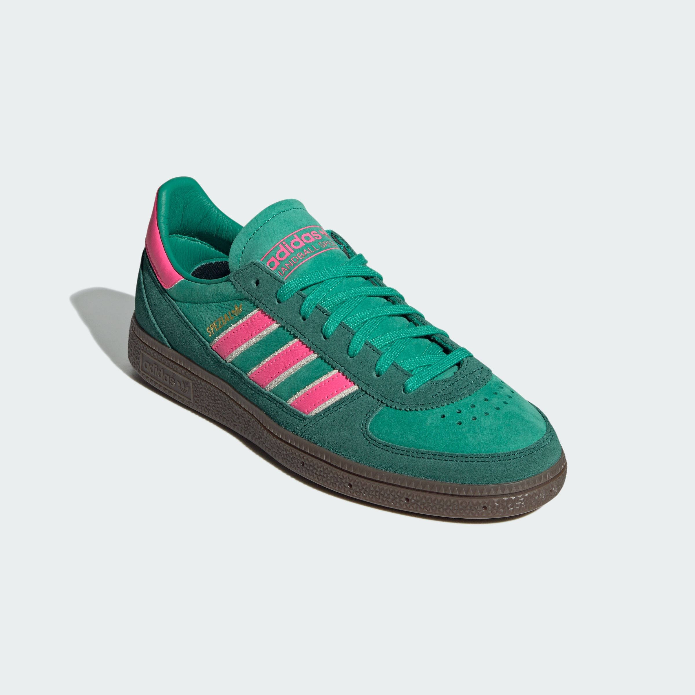 adidas Handball Spezial Court Green Pink JH5454 front