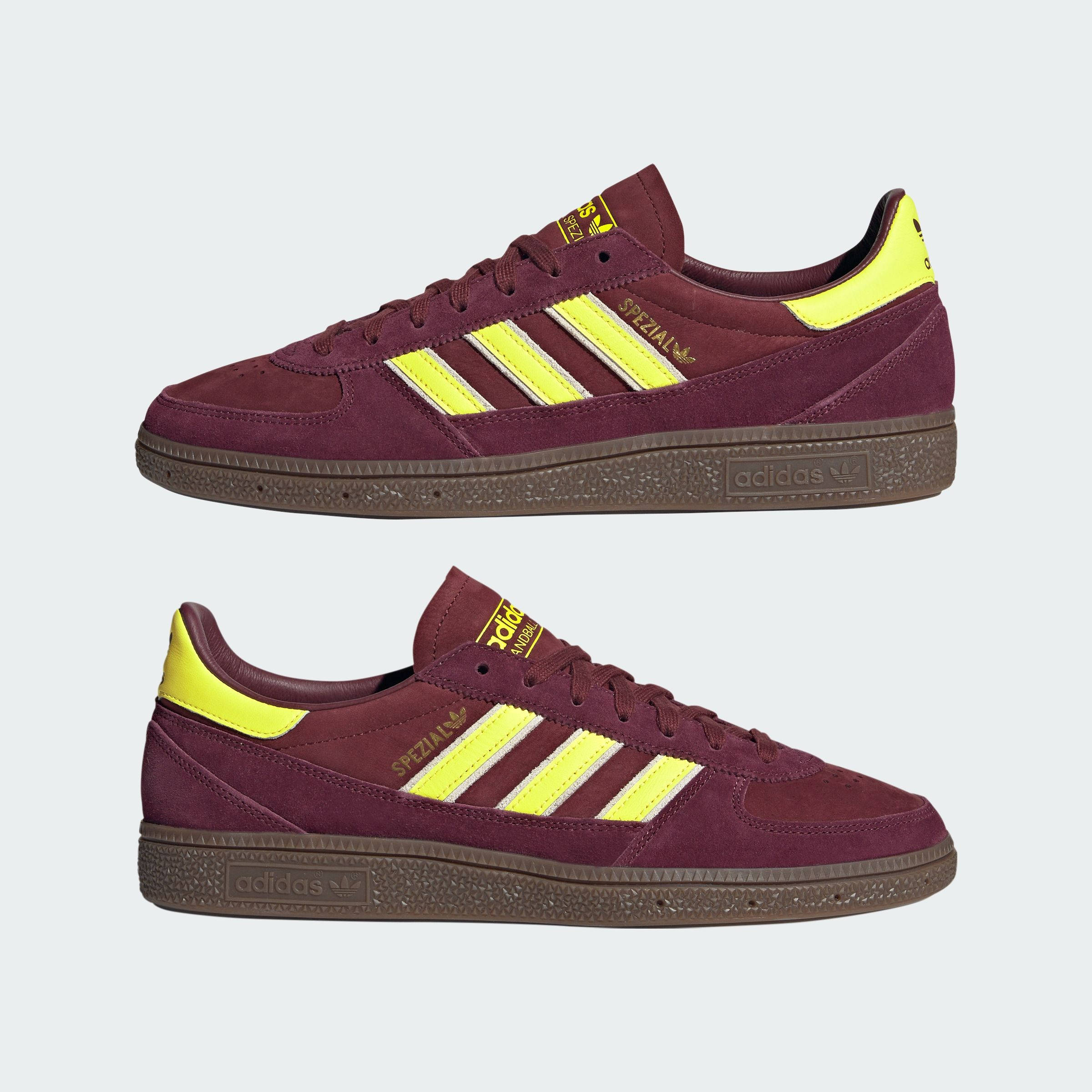 adidas Handball Spezial Shadow Red Solar Yellow JH5453 feature