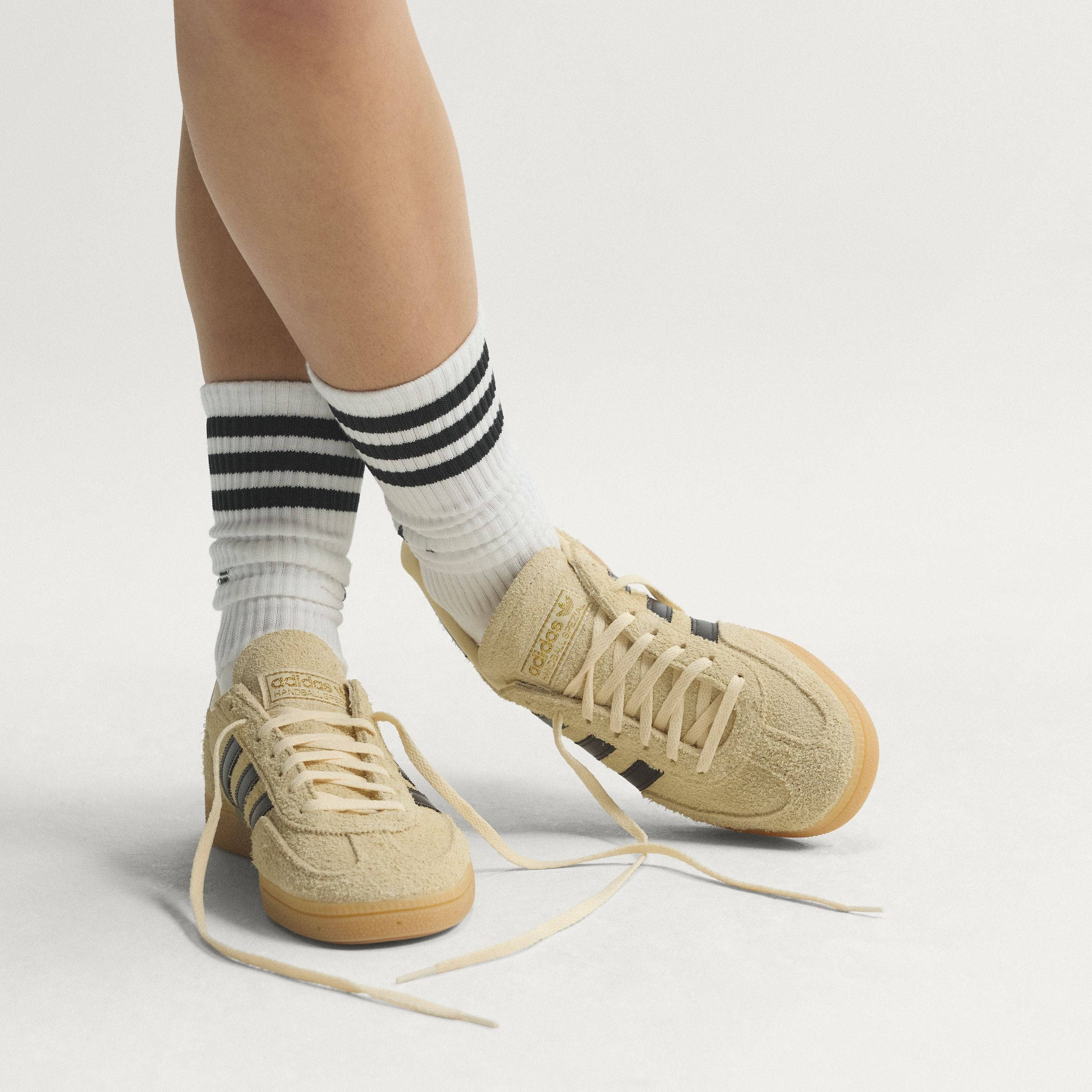 adidas Handball Spezial Warm Vanilla Aurora Coffee KK0932 on foot
