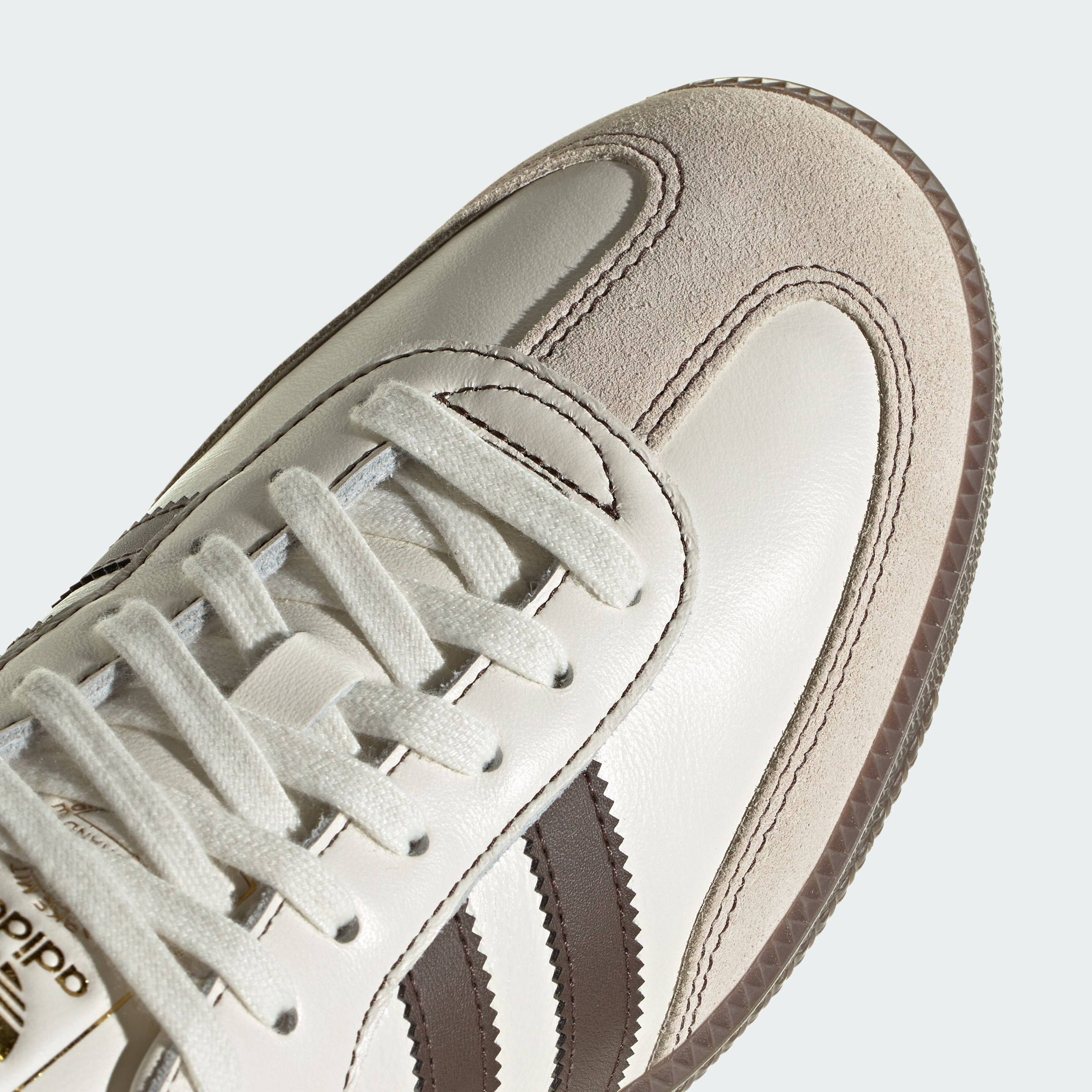 adidas Samba OG Off-White Brown Gum KK4484 toe