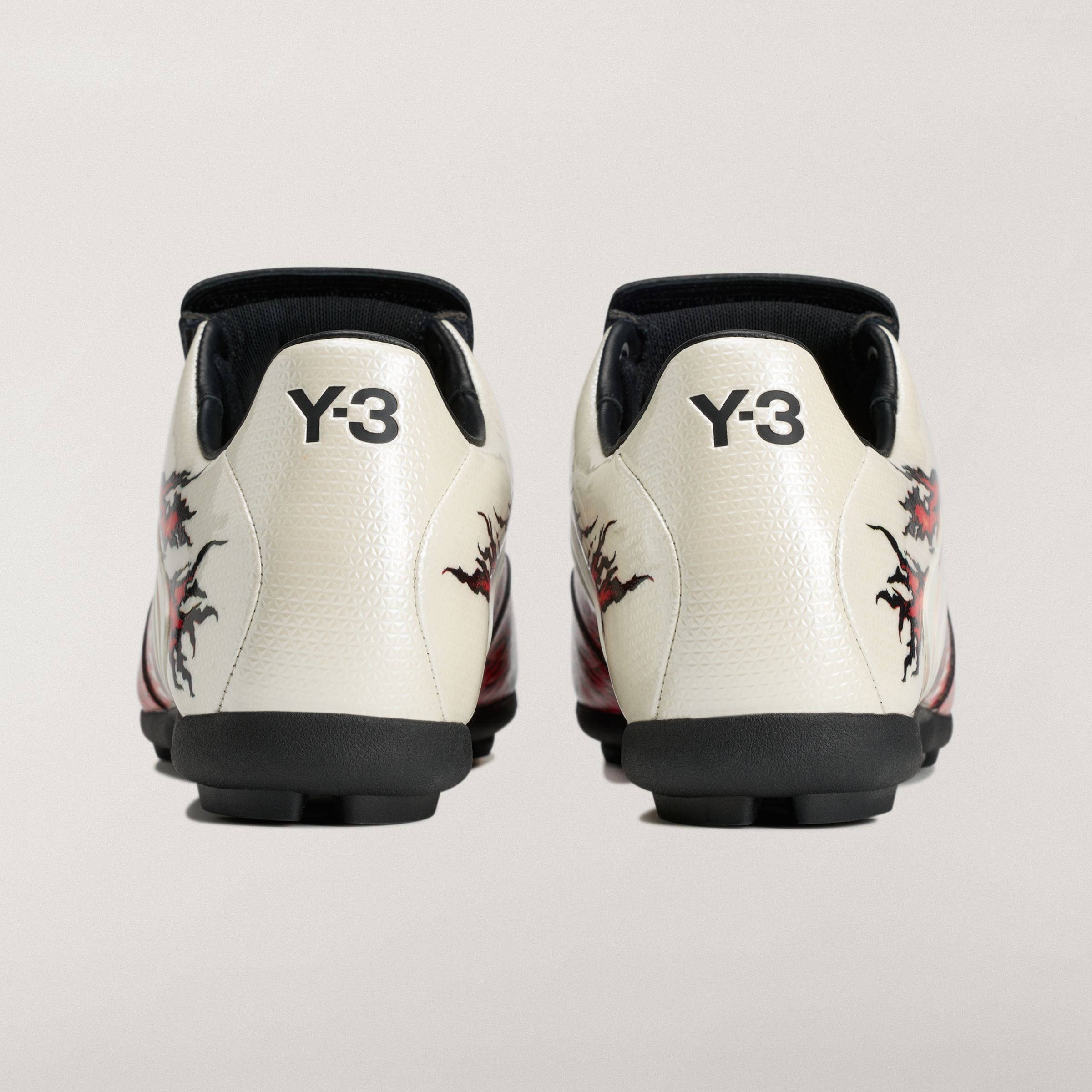 adidas Y-3 F50 Yaksha Black Active Maroon KH6663 back