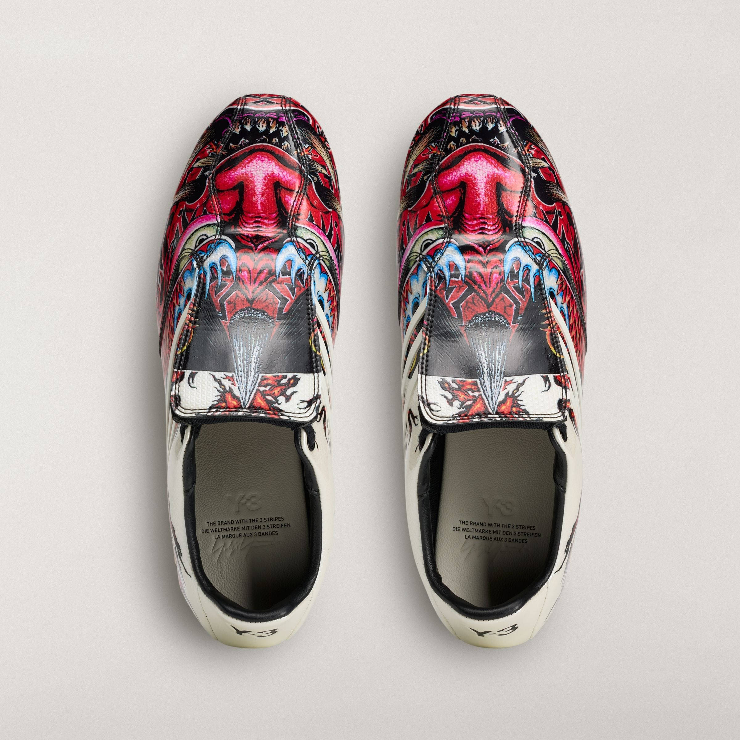 adidas Y-3 F50 Yaksha Black Active Maroon KH6663 middle