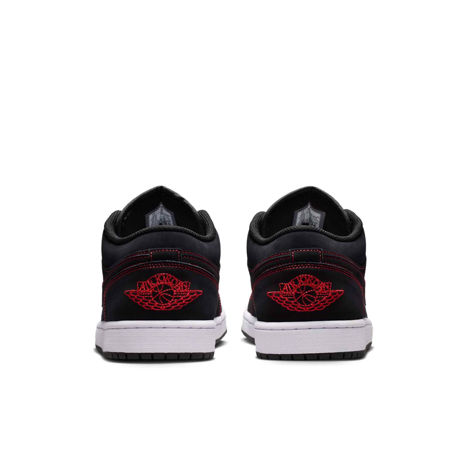 Air Jordan 1 Low Black University Red 553558-076 back