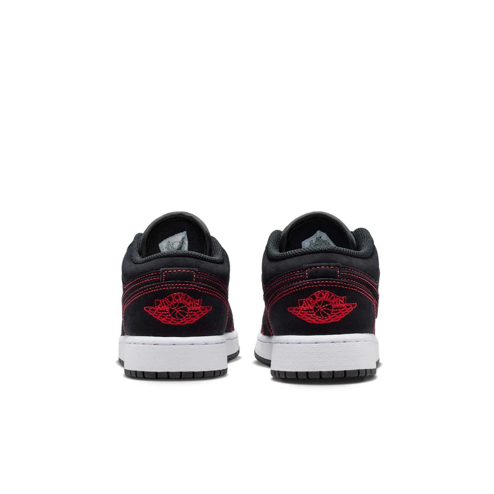 Air Jordan 1 Low GS Black University Red 553560-076 back