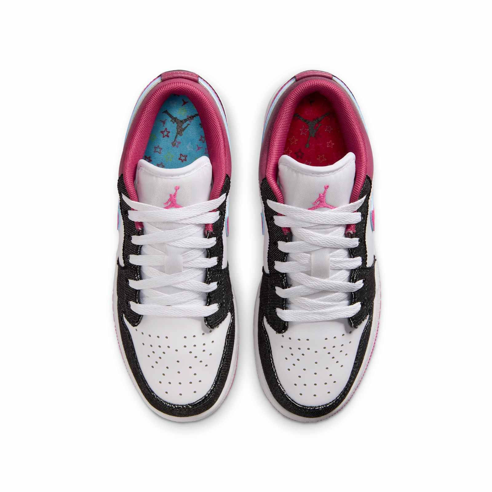 Air Jordan 1 Low SE GS White Desert Pink IO2067-001 middle