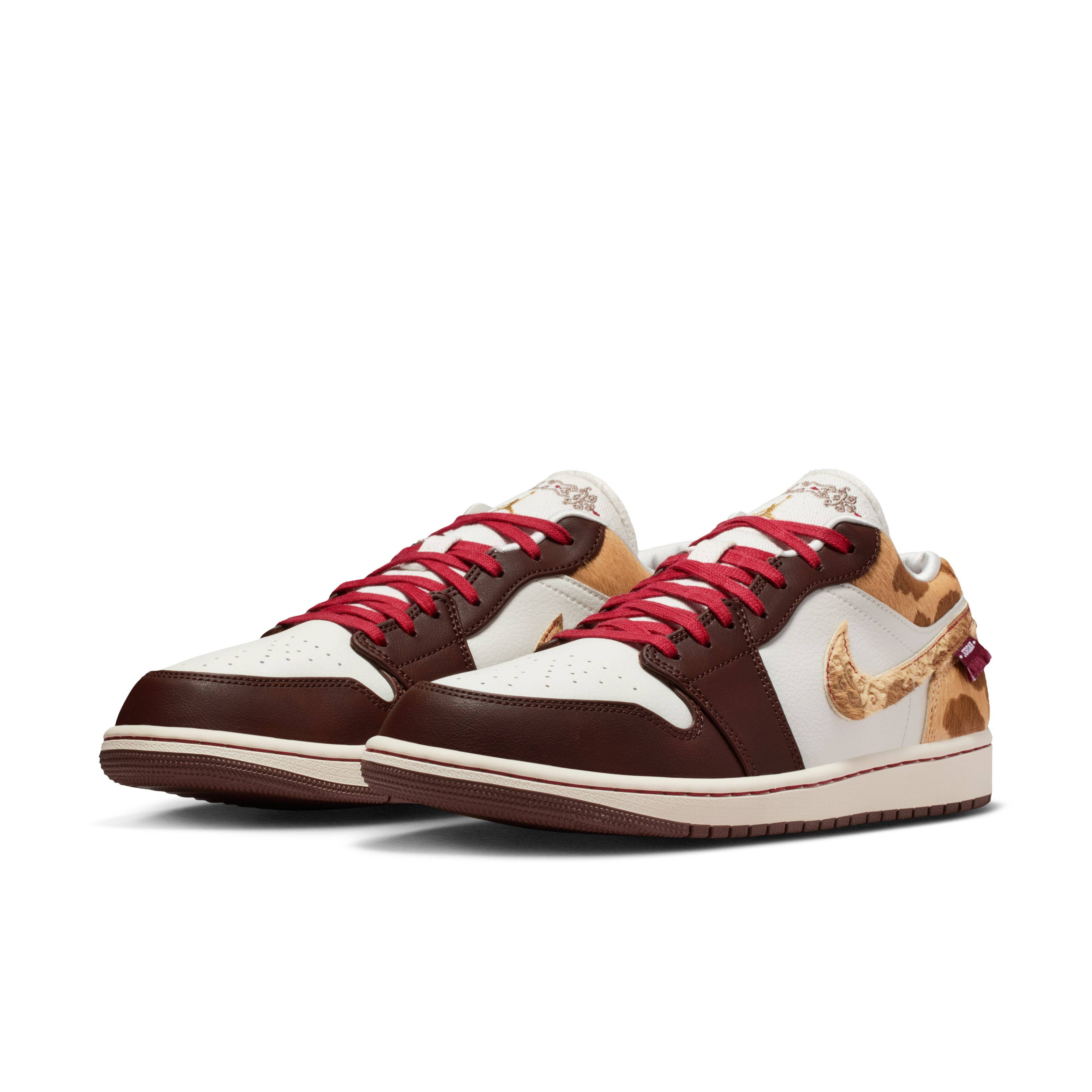 Air Jordan 1 Low Year of the Horse Chocolate Hemp IQ5321-121 front