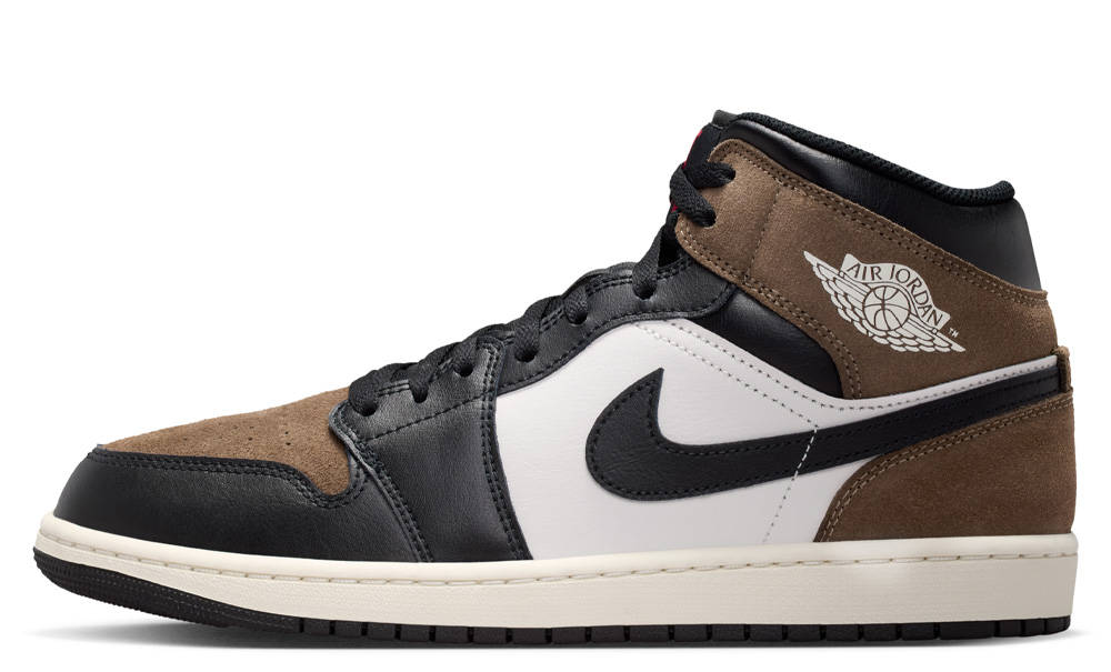 Air Jordan 1 Mid Black Palomino