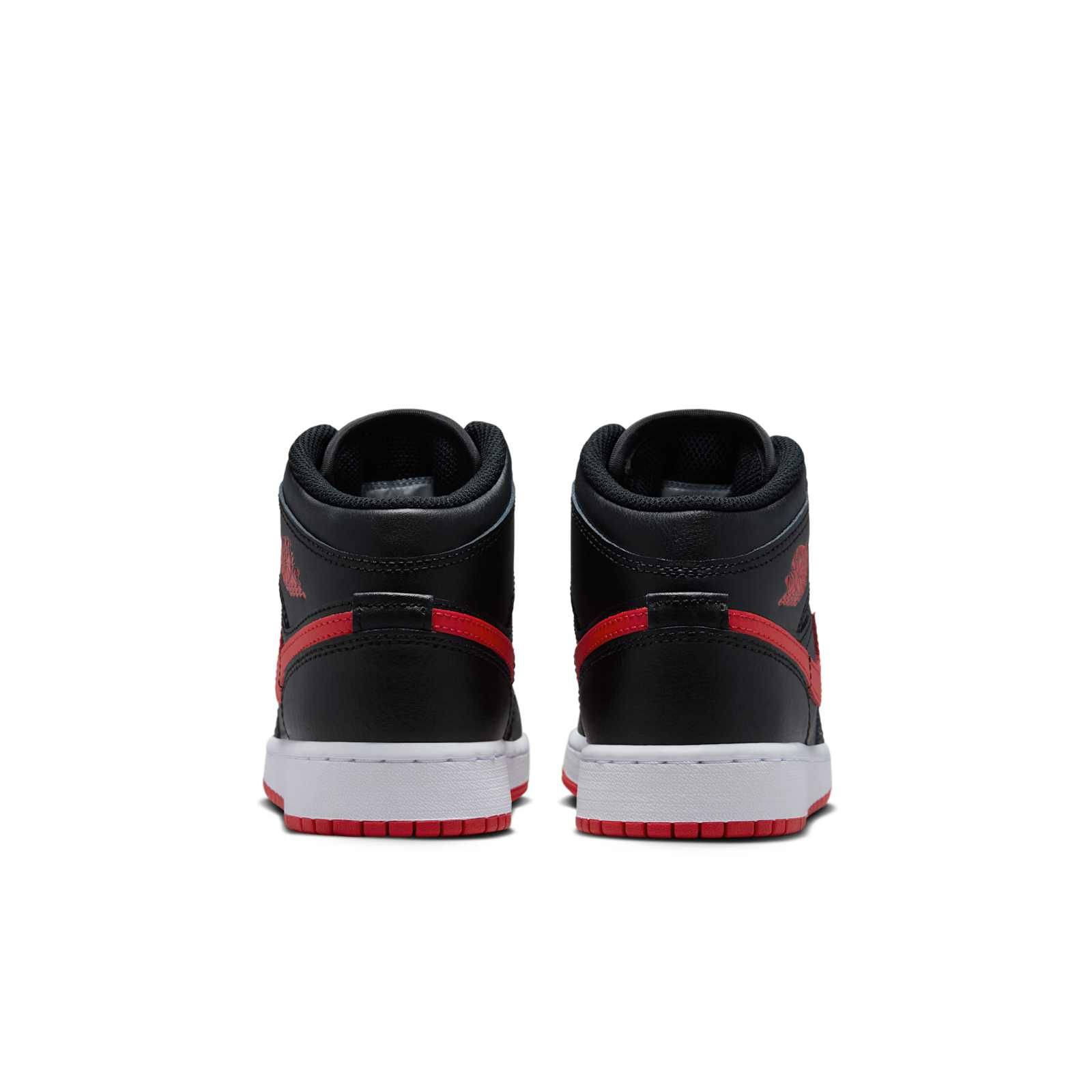 Air Jordan 1 Mid GS Black University Red DQ8423-005 back