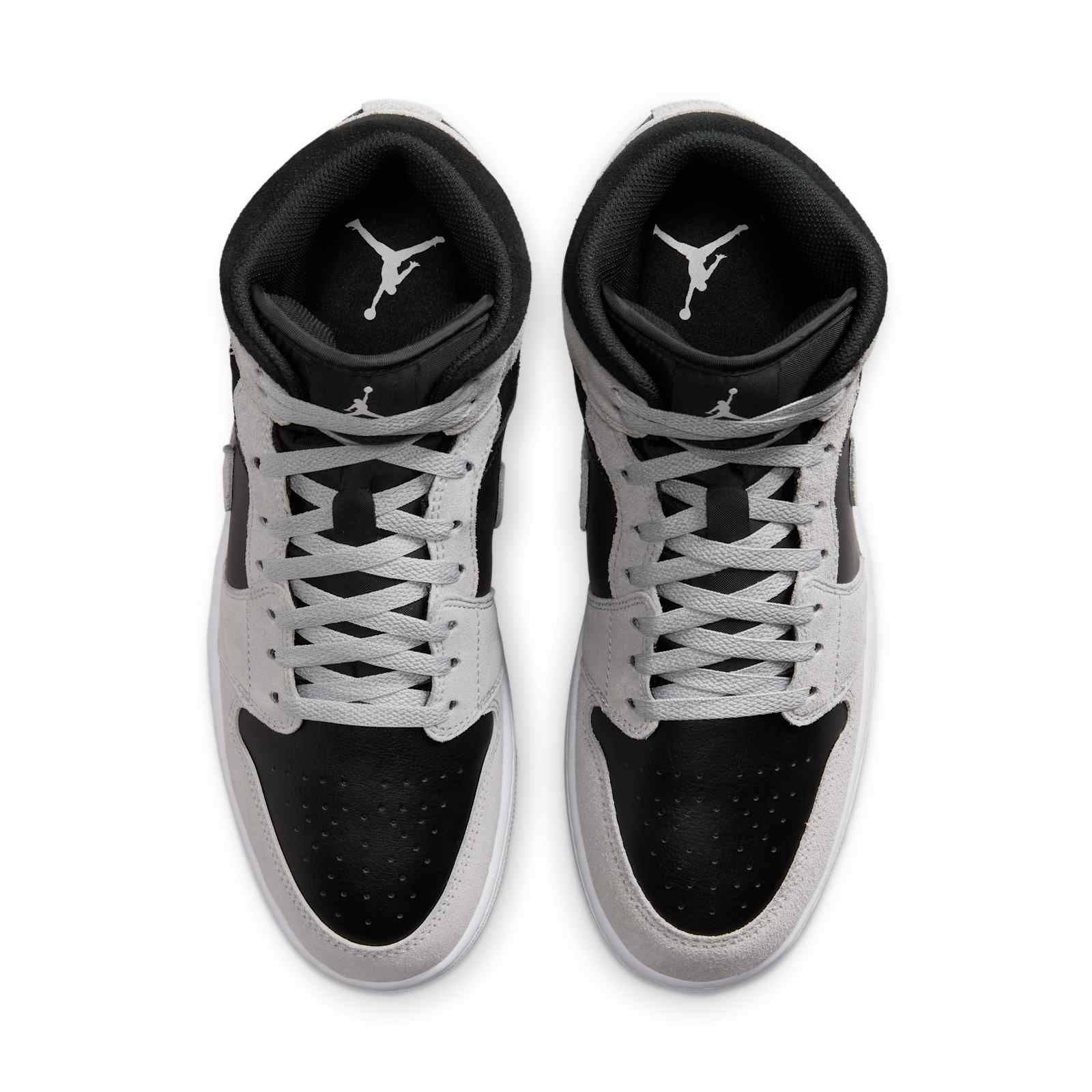 Air Jordan 1 Mid Light Smoke Grey Black DQ8426-008 middle