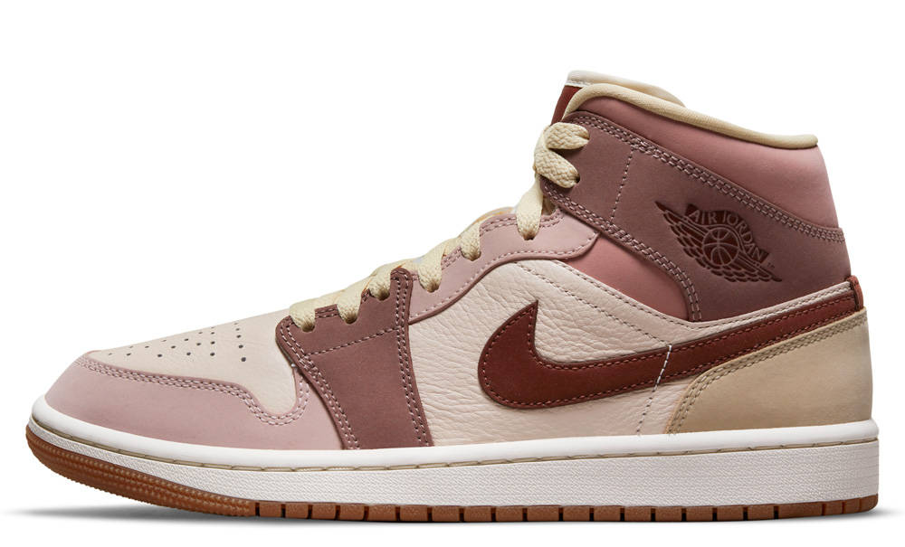 Air Jordan 1 Mid SE Smokey Mauve Dark Pony