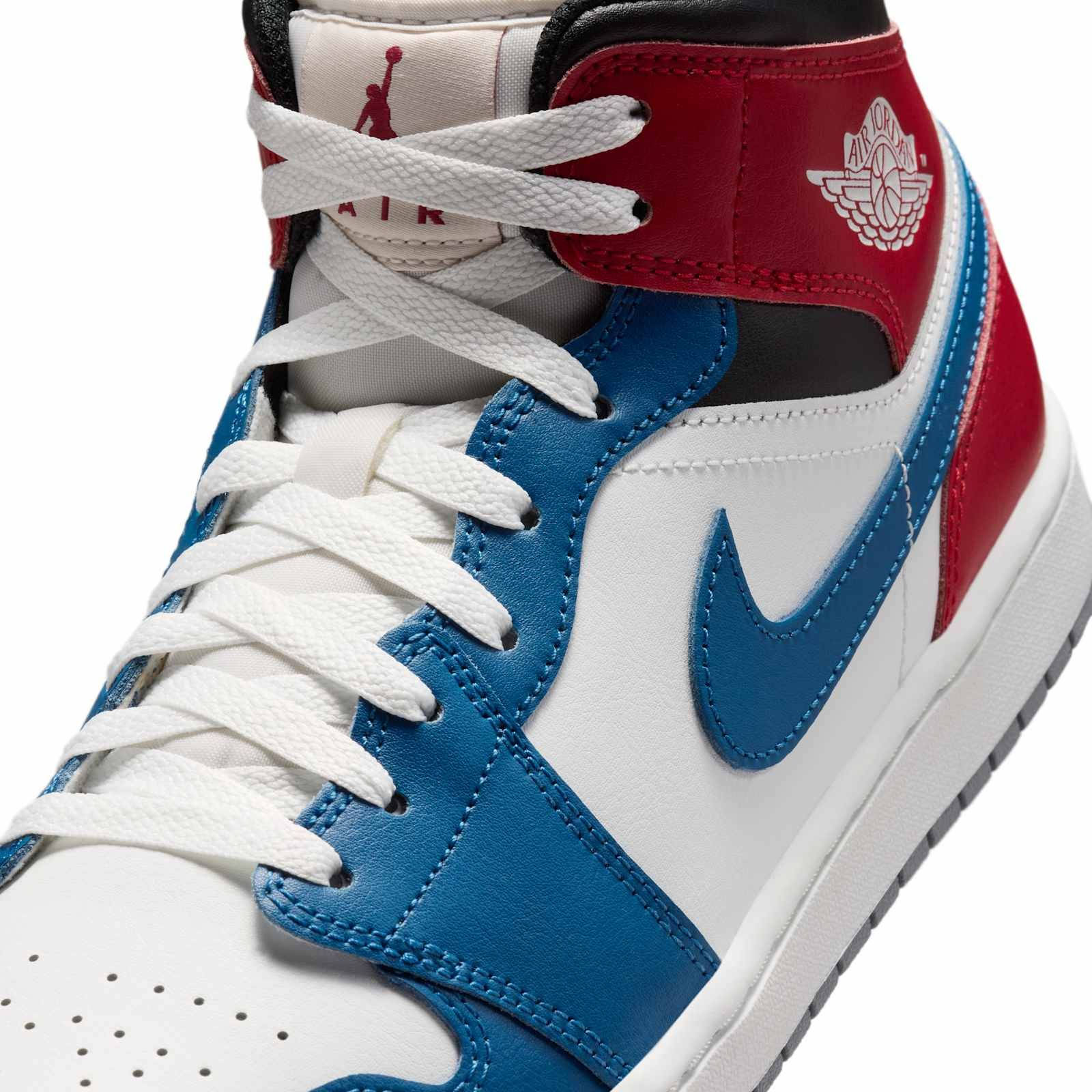 Air Jordan 1 Mid True Blue Red DQ8426-406 side