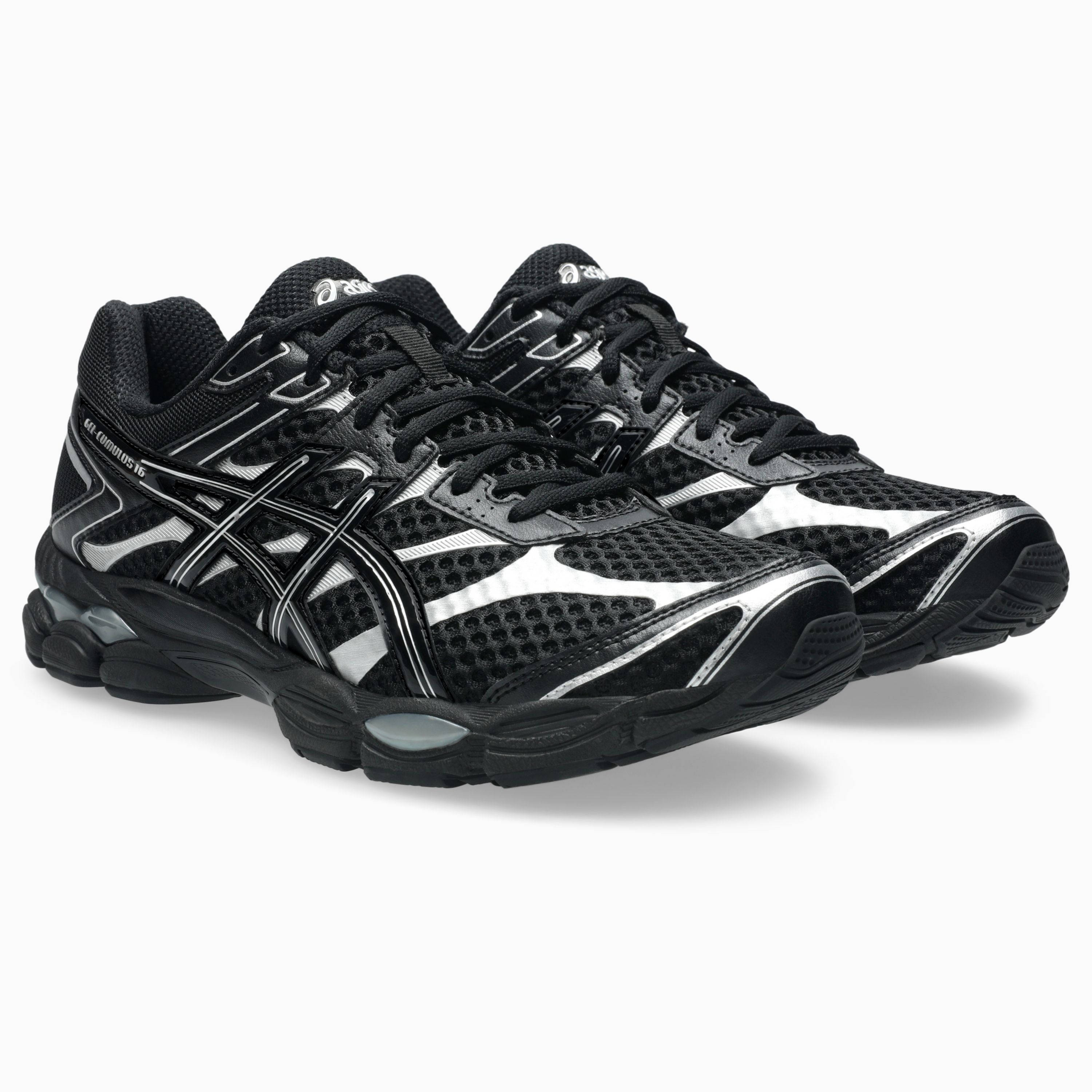 ASICS Gel-Cumulus 16 Black Pure Silver 1203A733-002 front
