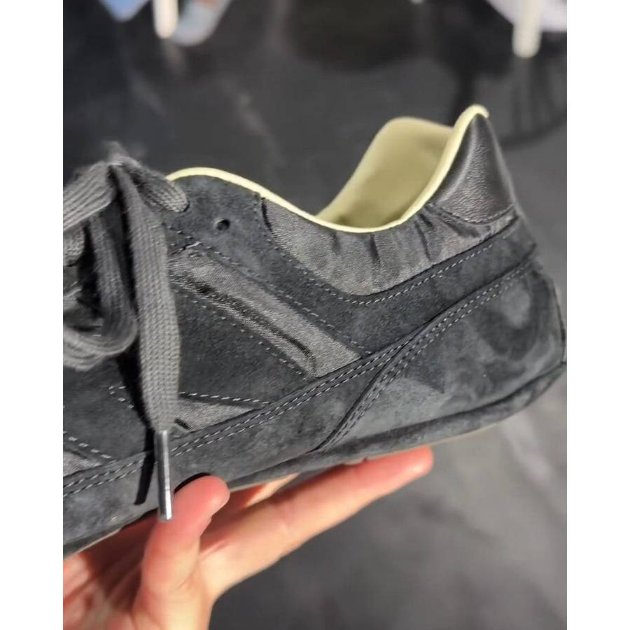 AURALEE x New Balance 574 Black heel