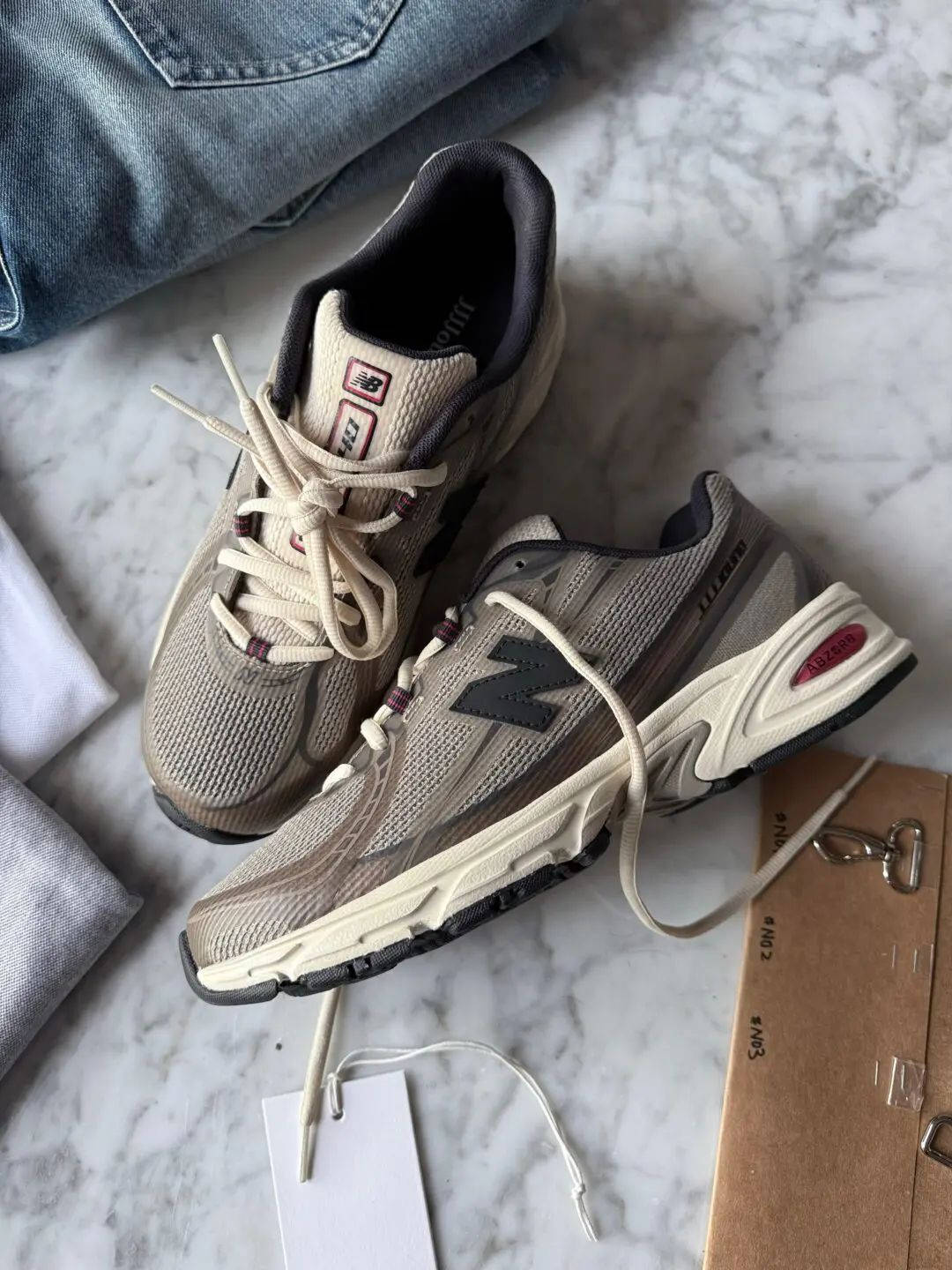 JJJJound × New Balance 740 Taupe first look