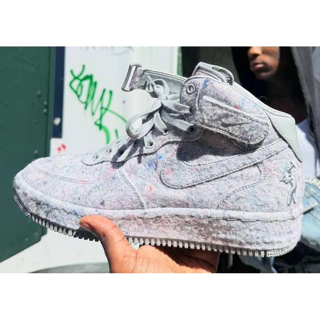 Lil Yachty x Concrete Boys x Nike Air Force 1 Mid Space Hippie front