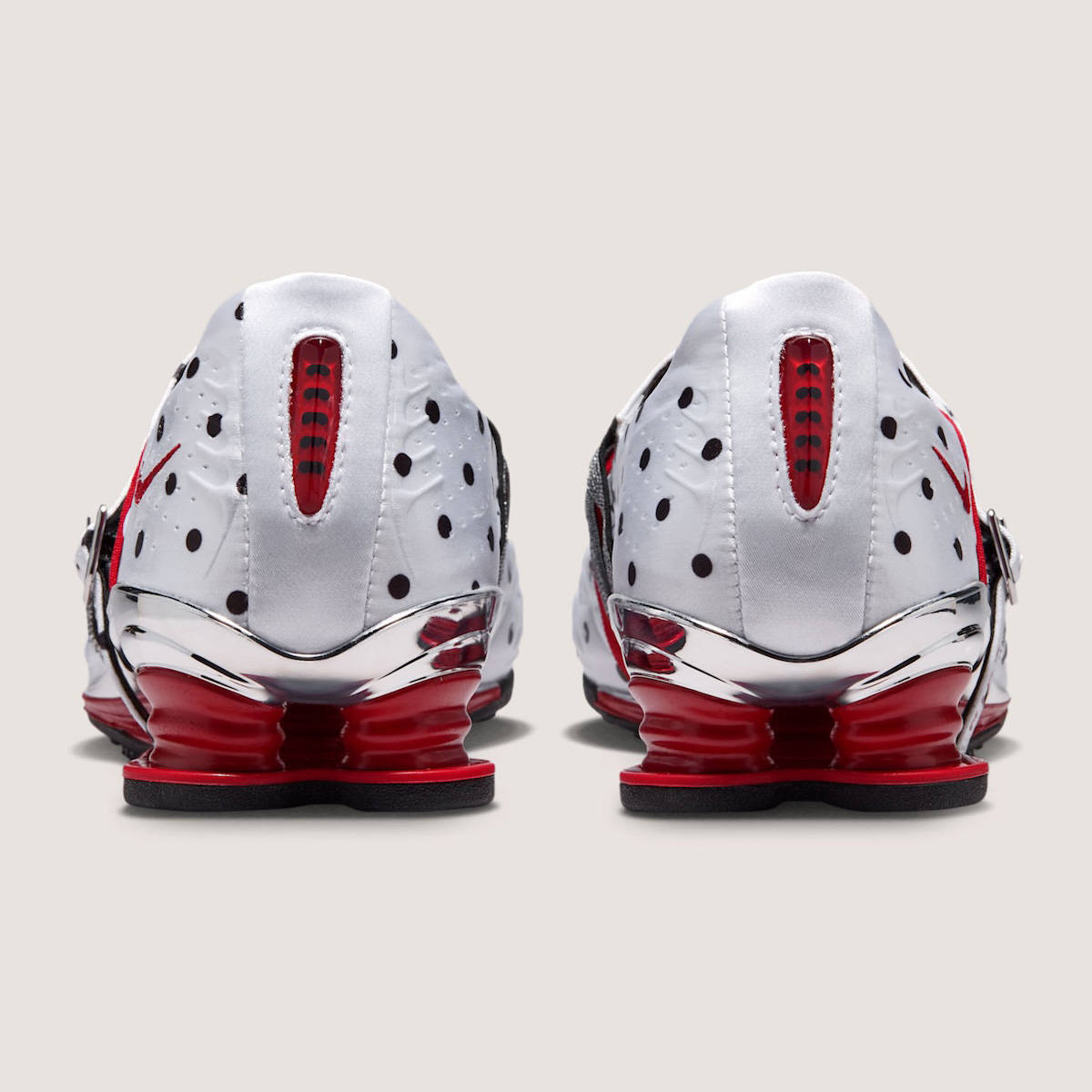 Naked Copenhagen x Nike Shox Z Calistra Polka Dot Heel