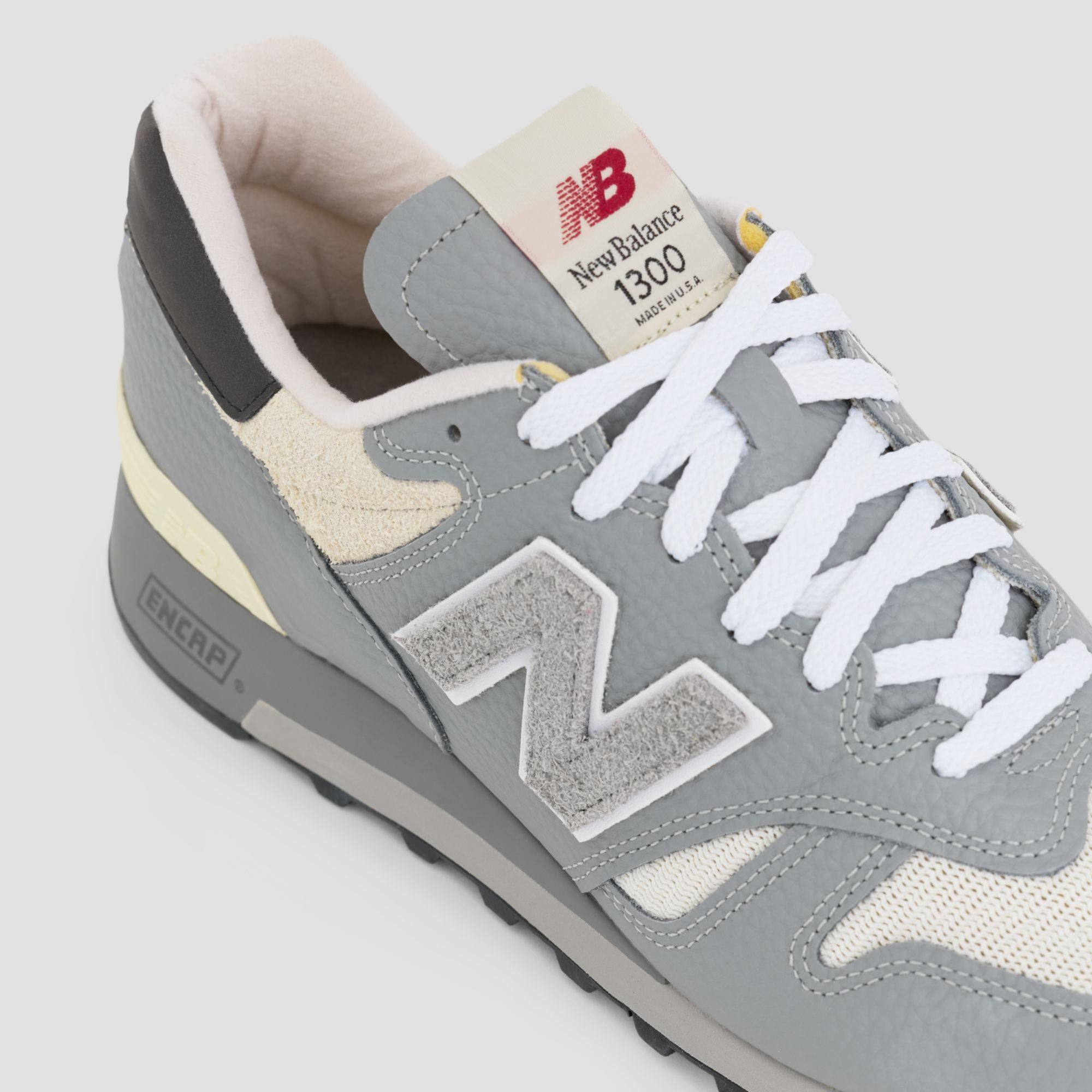 New Balance 1300 Slate Grey Permafrost tongue