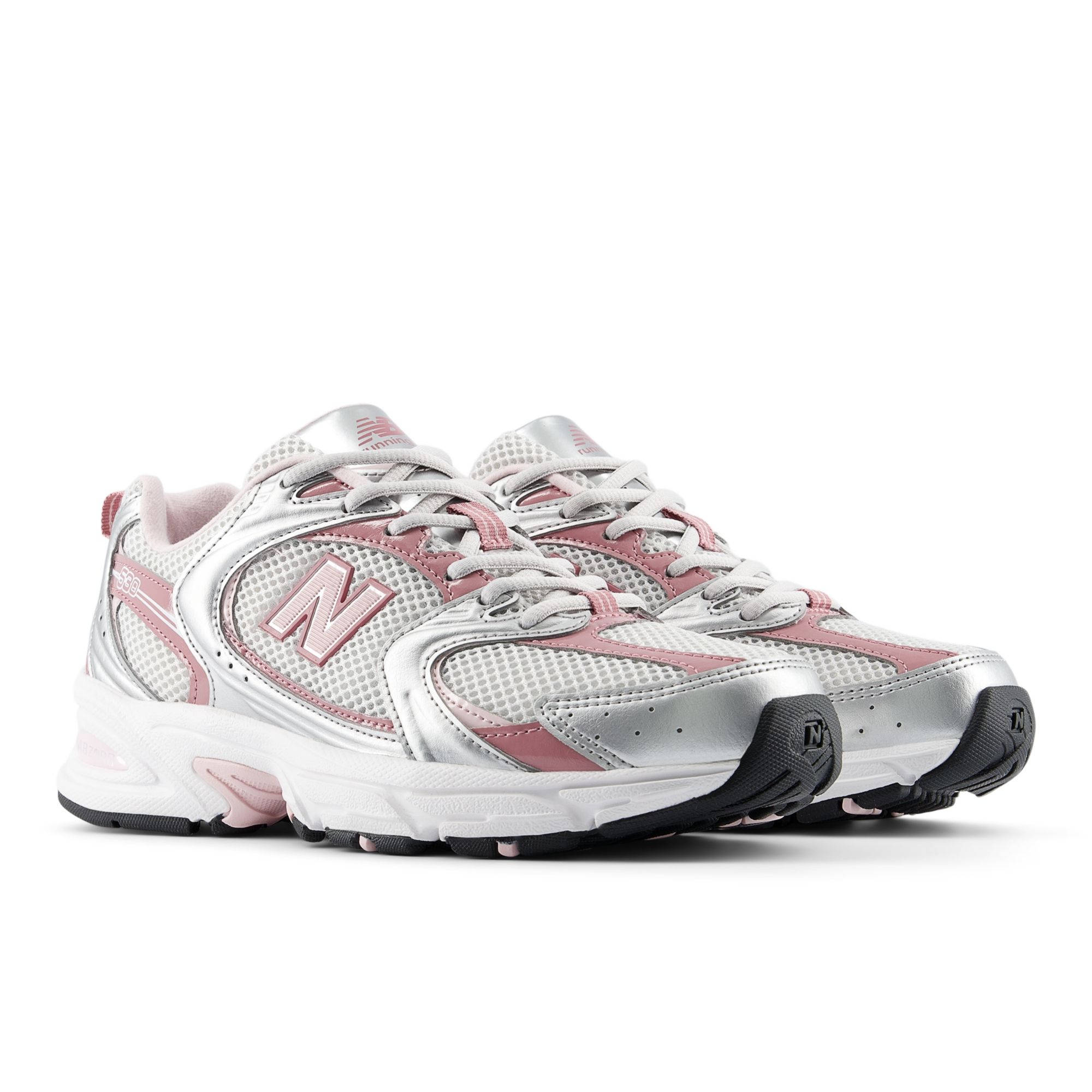 New Balance 530 Silver Metalic Rosewood U53022Q front