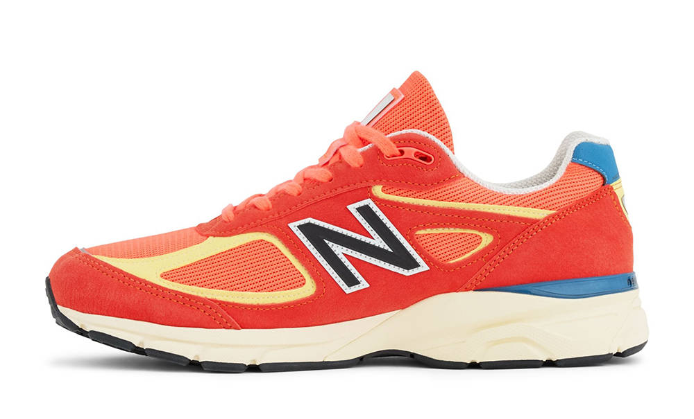 New Balance 990v4 Urgent Red Maize