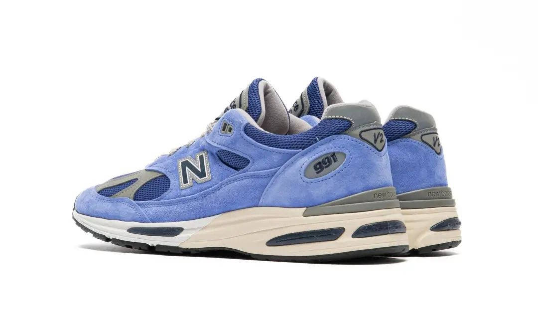 New Balance 991v2 Summer Brights Baja Blue U991WB2 back