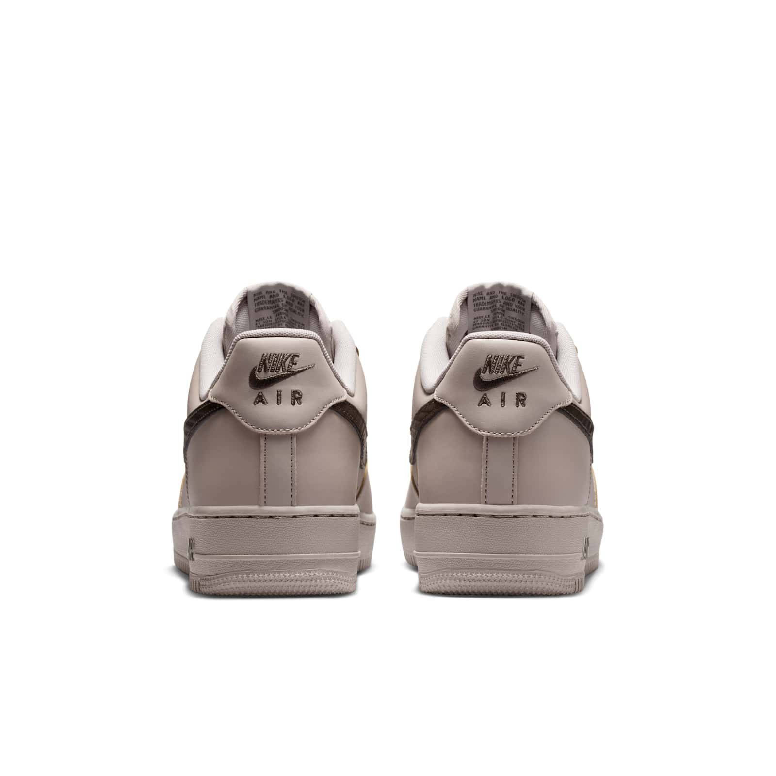 Nike Air Force 1 07 College Grey Newsprint IV5732-002 back