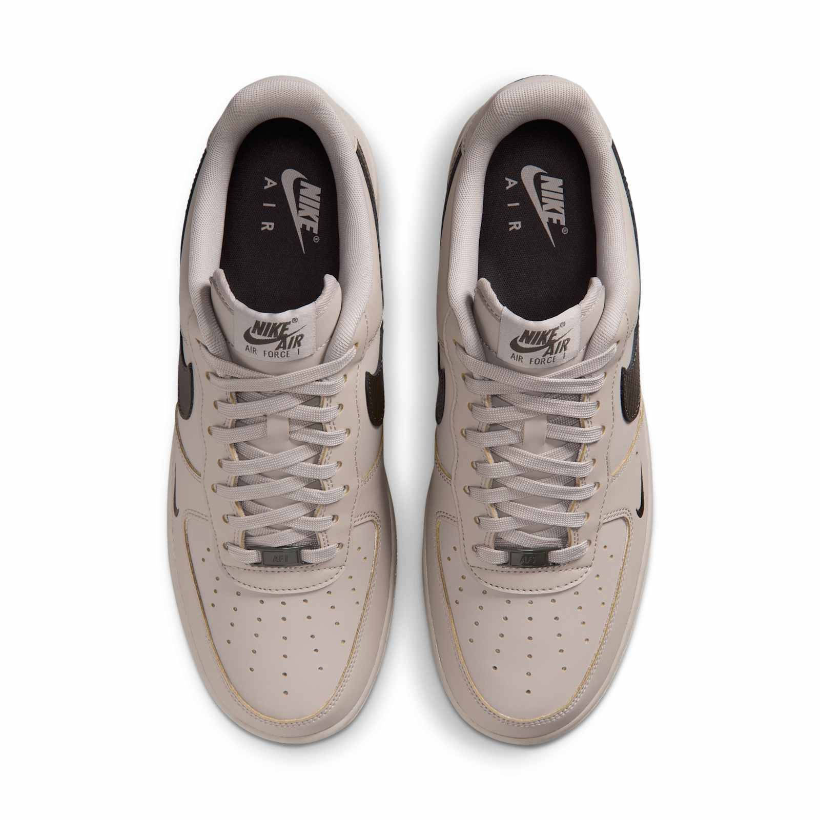 Nike Air Force 1 07 College Grey Newsprint IV5732-002 middle