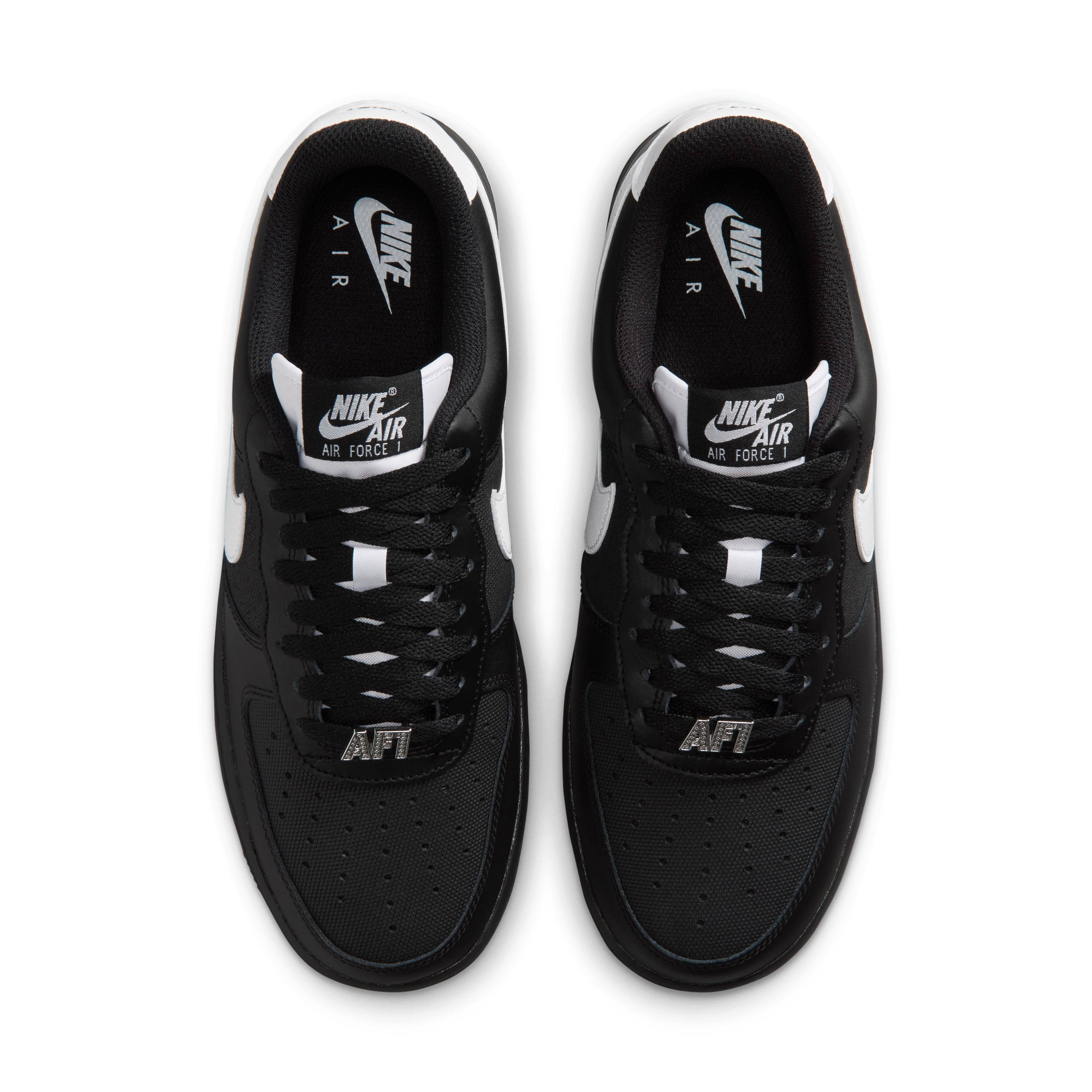 Nike Air Force 1 07 SE Black Metallic Silver White IV4721-001 middle