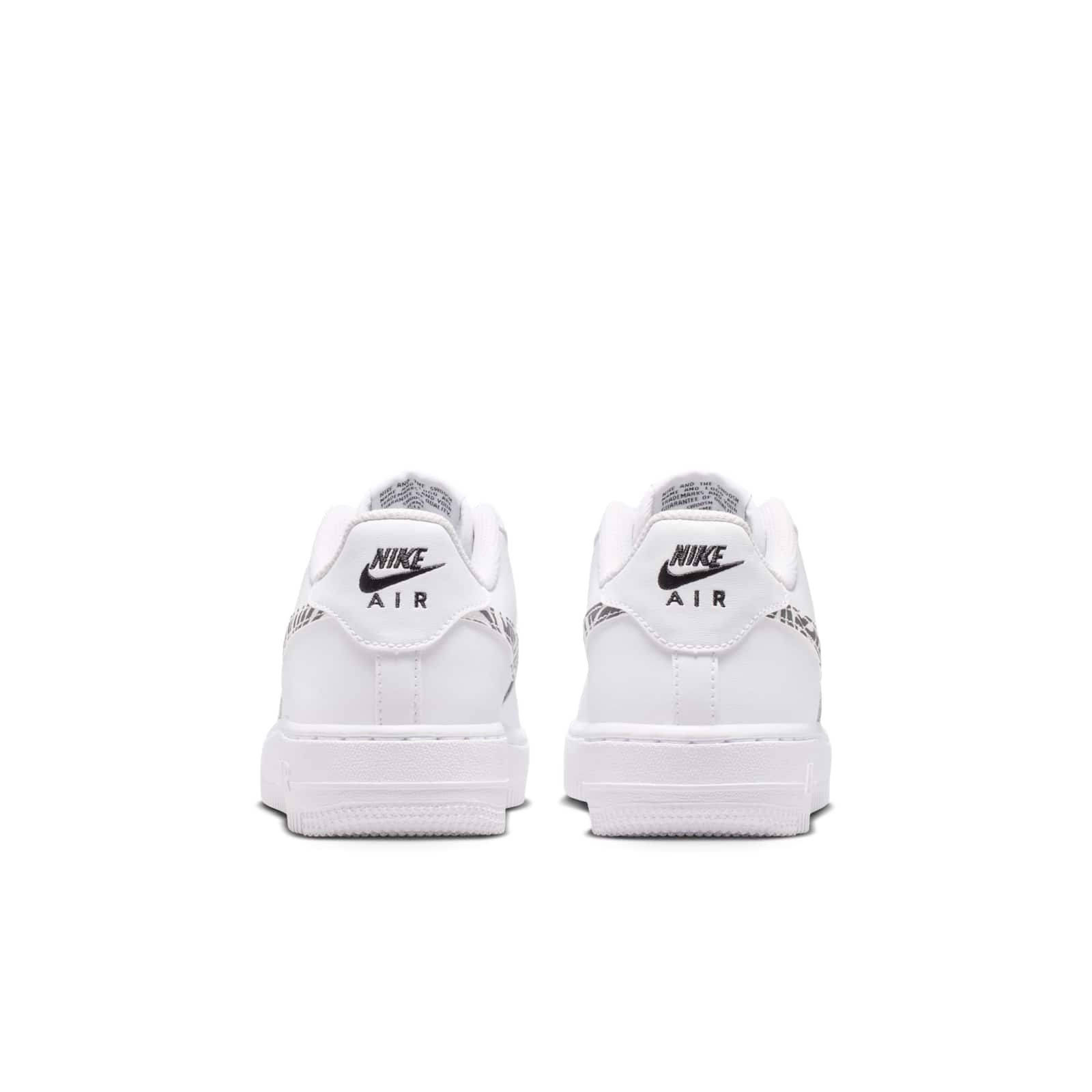 Nike Air Force 1 GS White Black IV5823-100 back