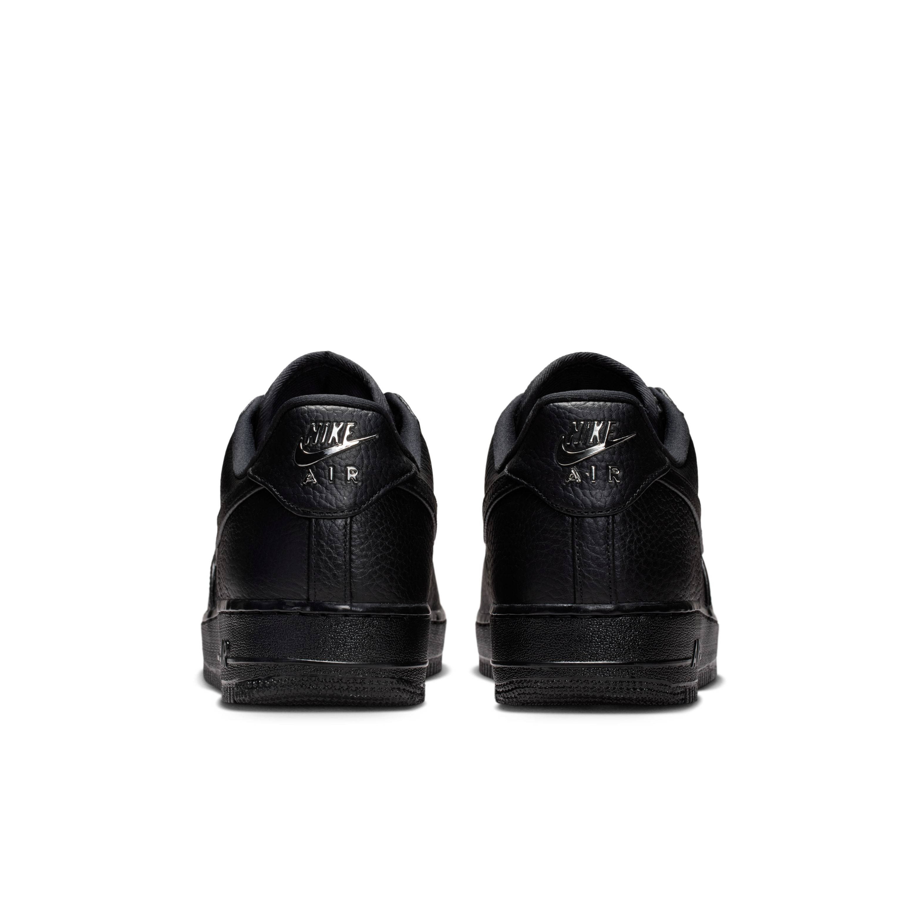 Nike Air Force 1 Low Black Leather IM5754-001 back